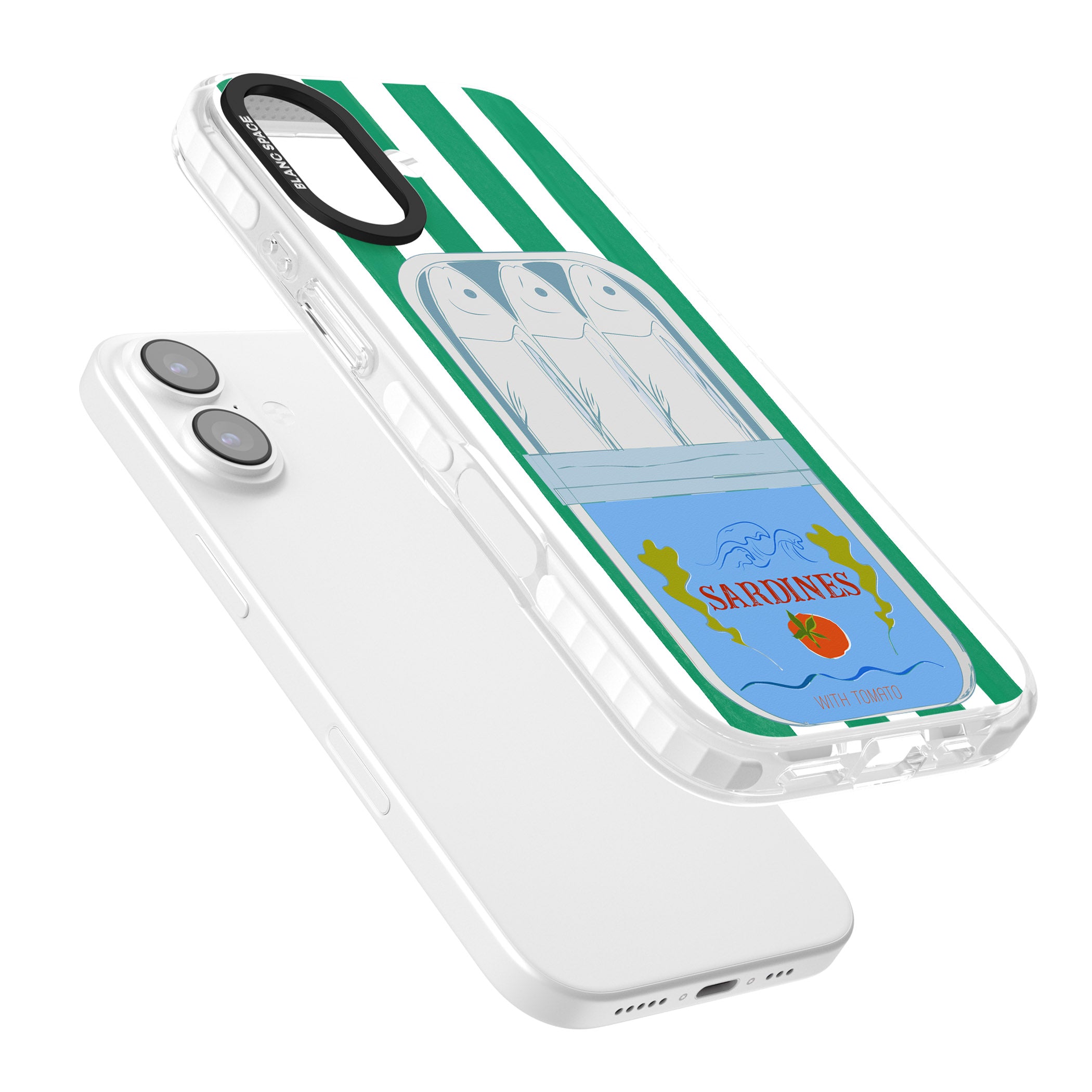 Italian Coastal Sardines iPhone 17 Impact Clear Phone Case Colours