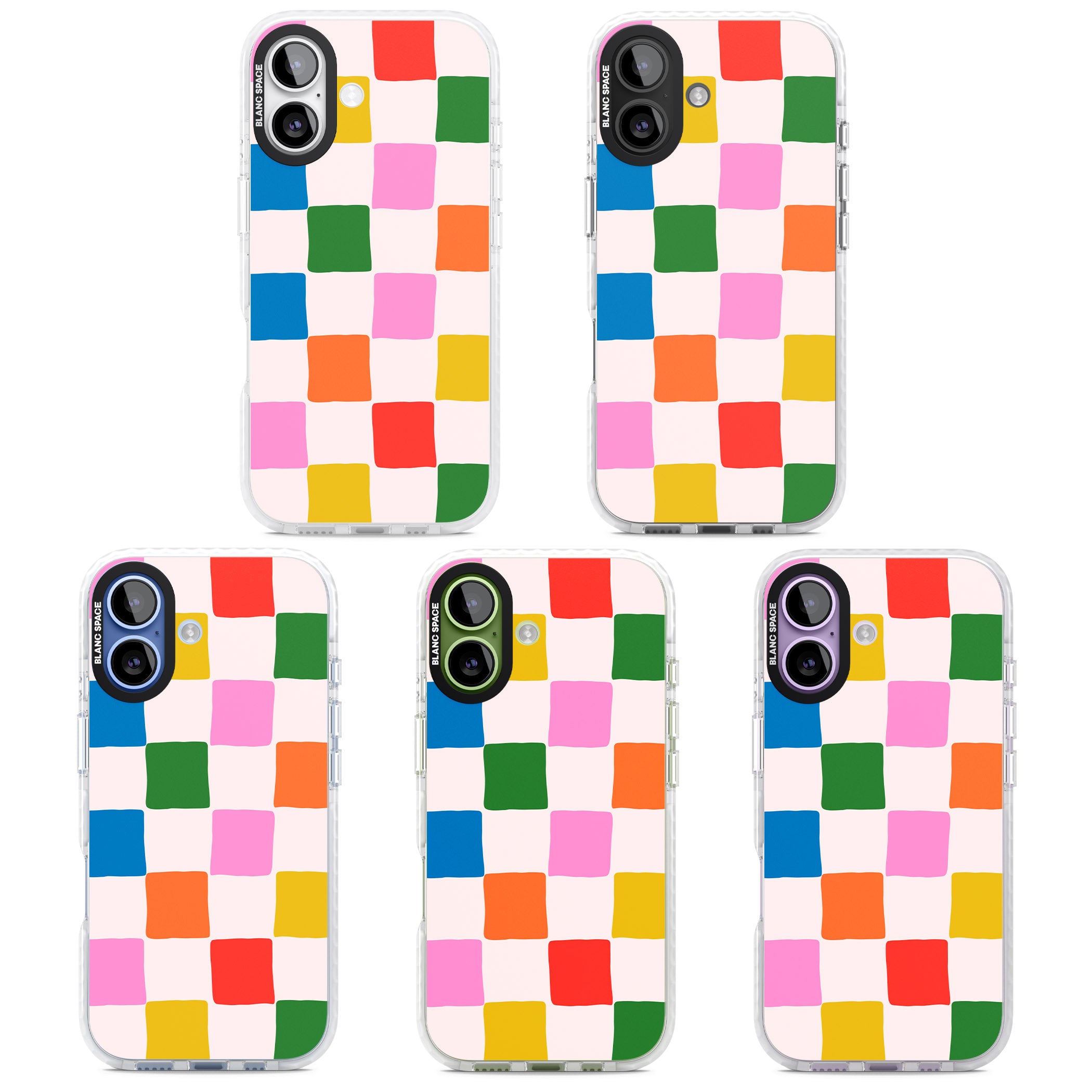 Colour Checked iPhone 17 Impact Clear Phone Case APT Impact Protection