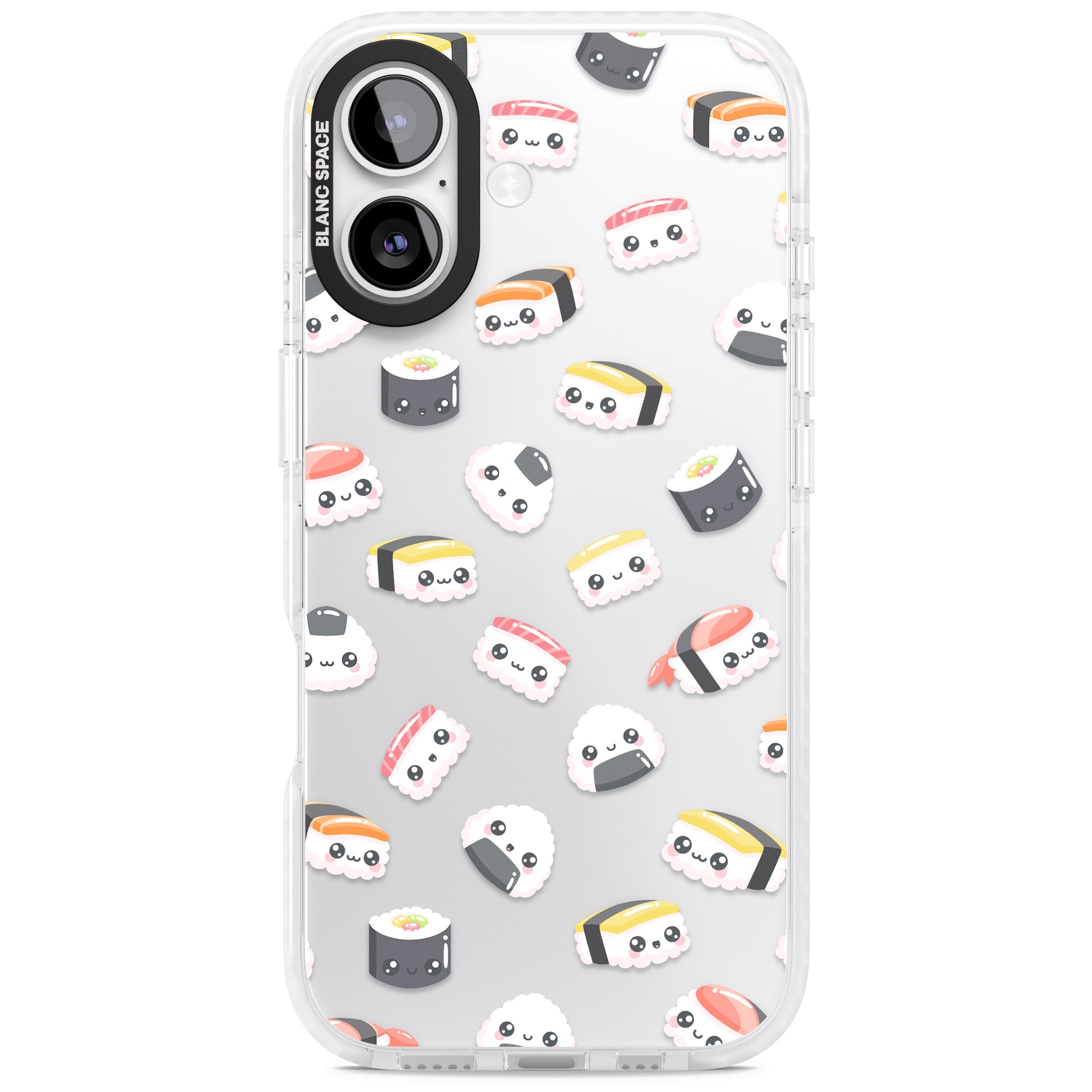 Kawaii Sushi iPhone 17 Impact Clear Phone Case