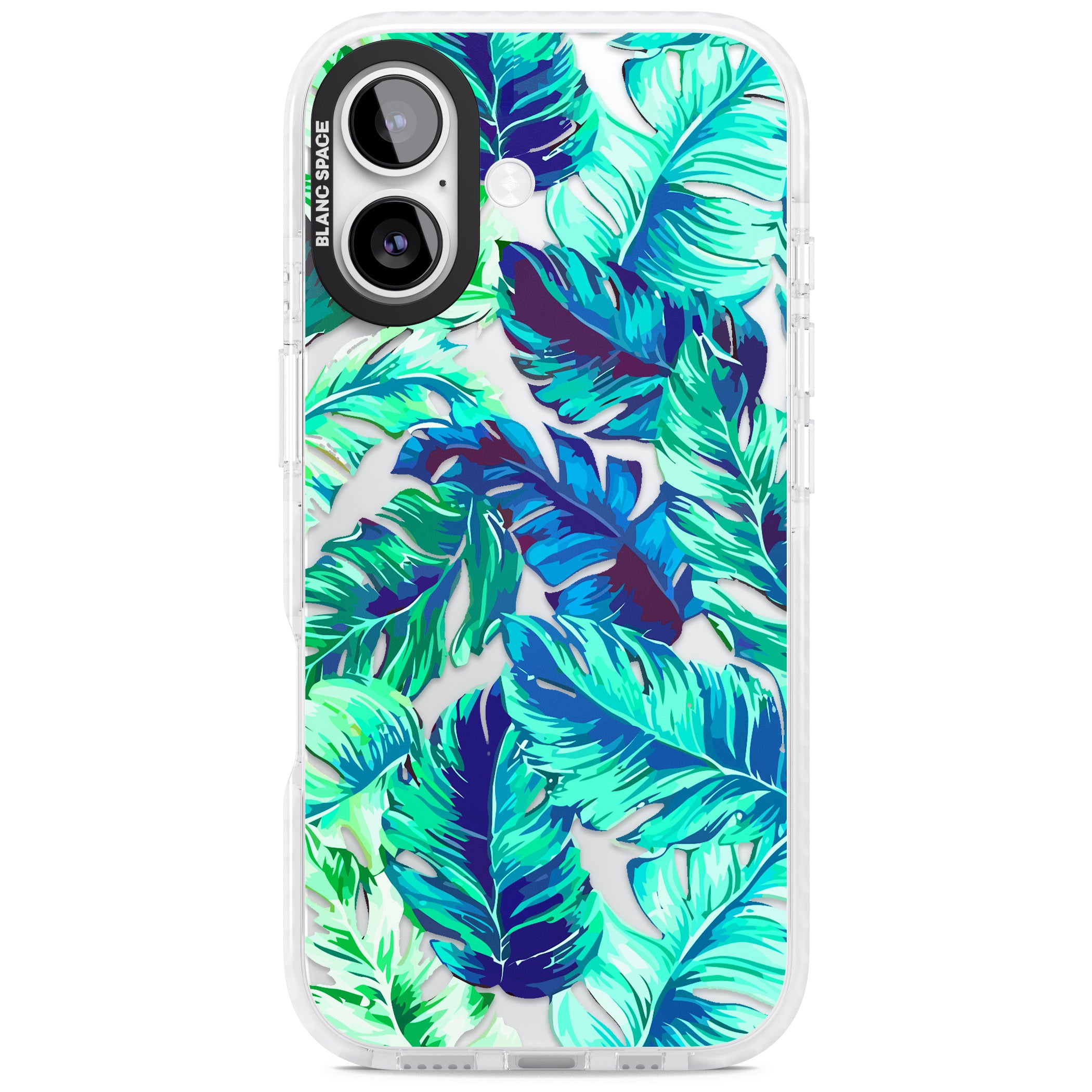Tropical Palms iPhone 17 Impact Clear Phone Case