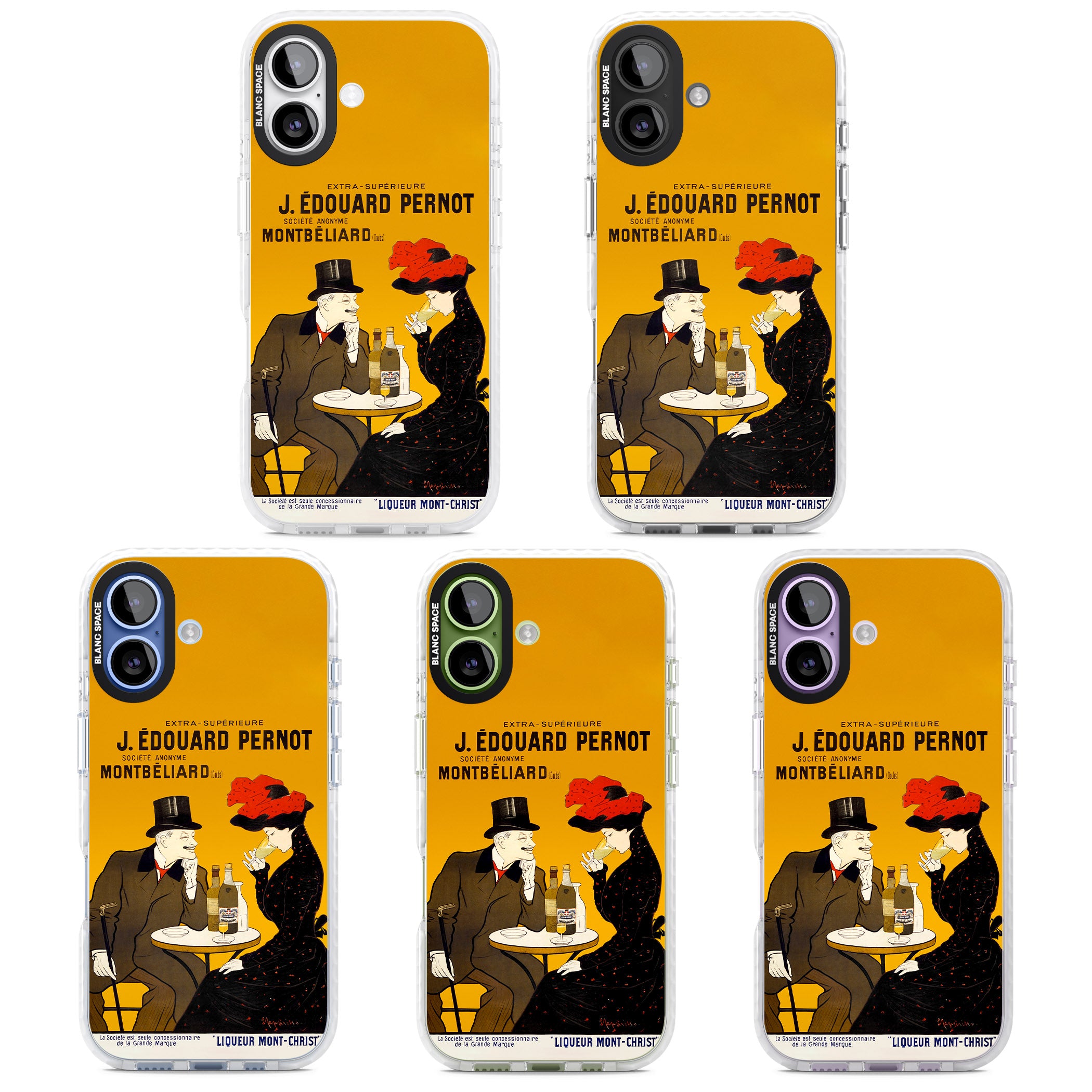 Absinthe, J.Edouard Pernot Poster iPhone 17 Impact Clear Phone Case APT Impact Protection