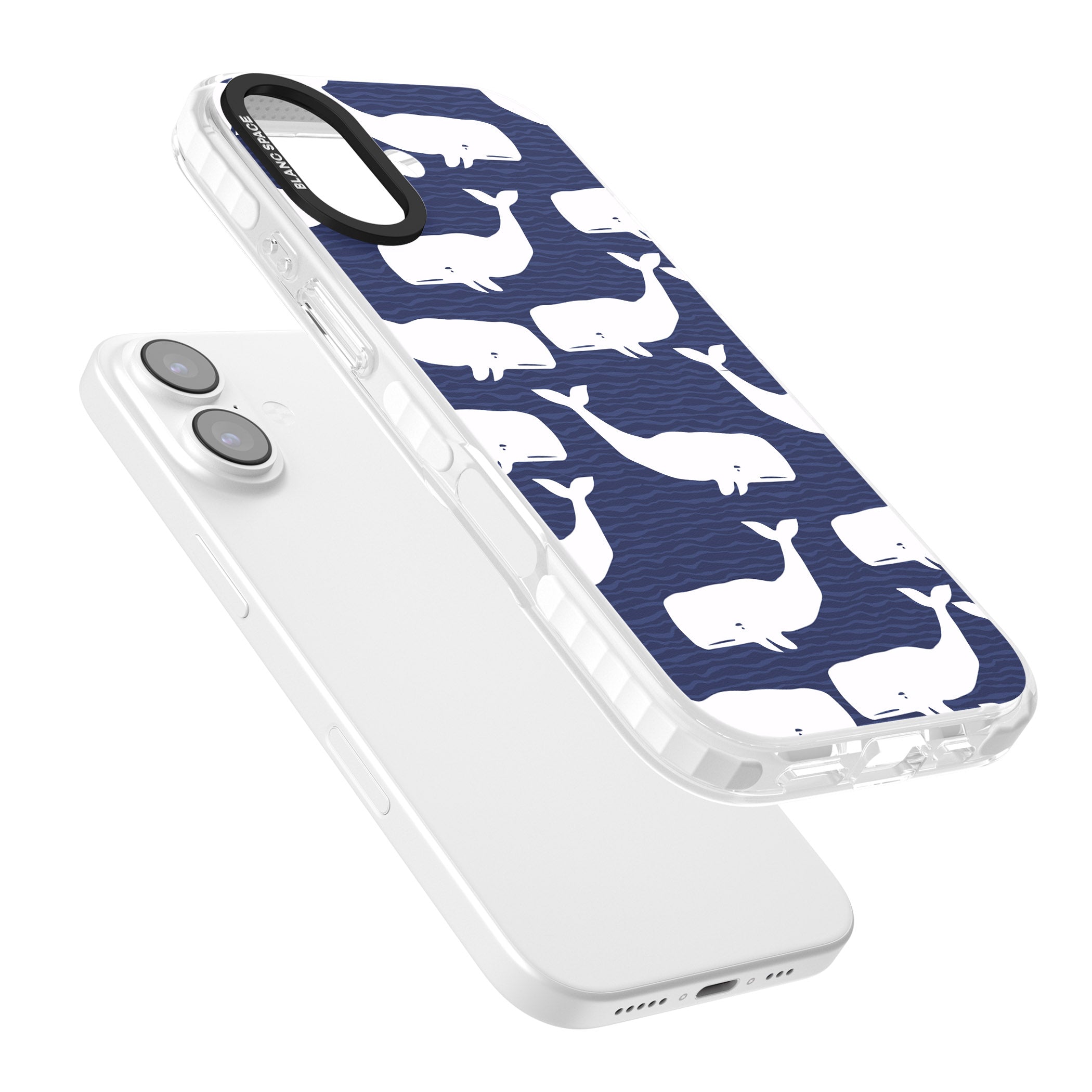 Whale Dreams iPhone 17 Impact Clear Phone Case Colours