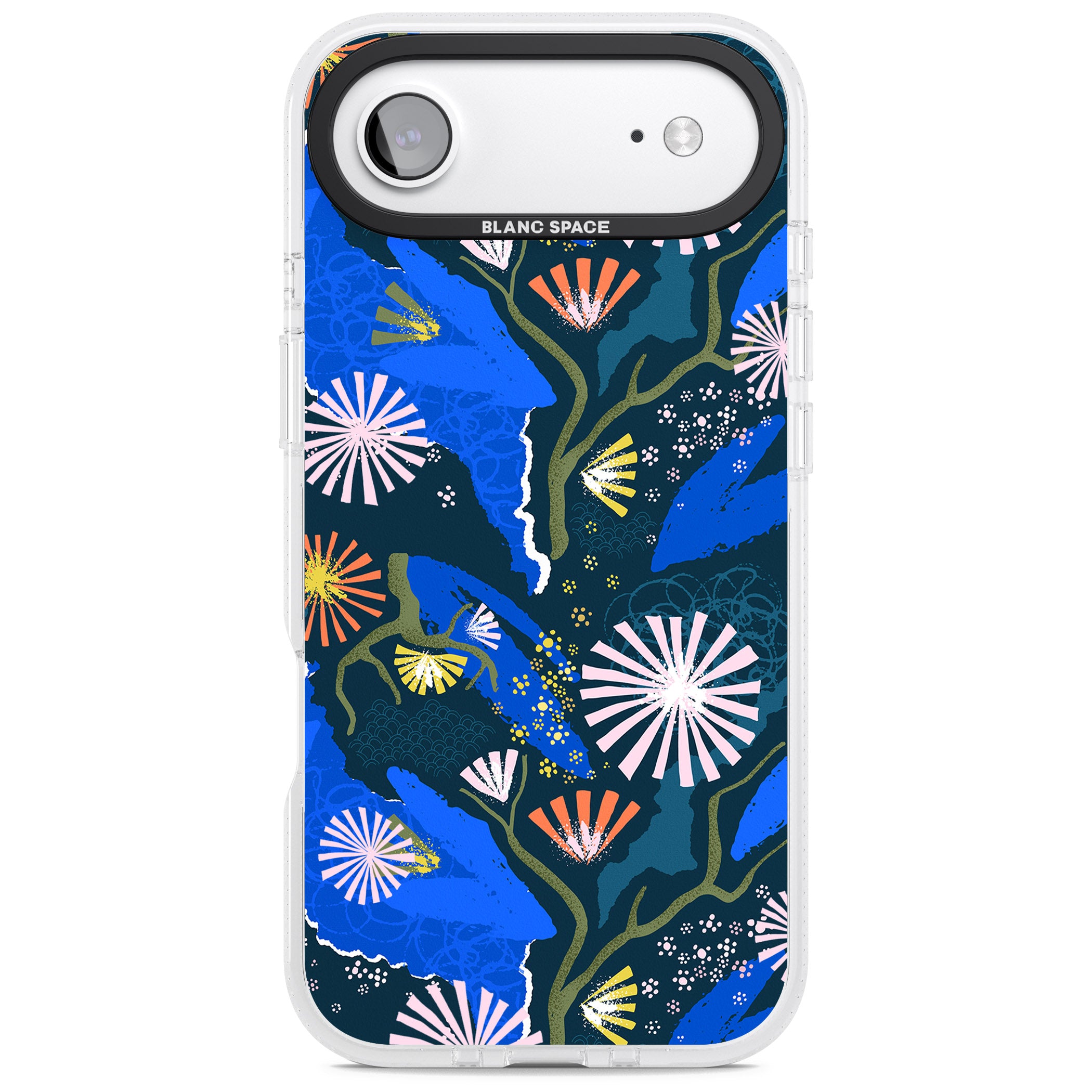 Dark Botanicals Abstract Pattern iPhone 17 Air Impact Air Clear Phone Case