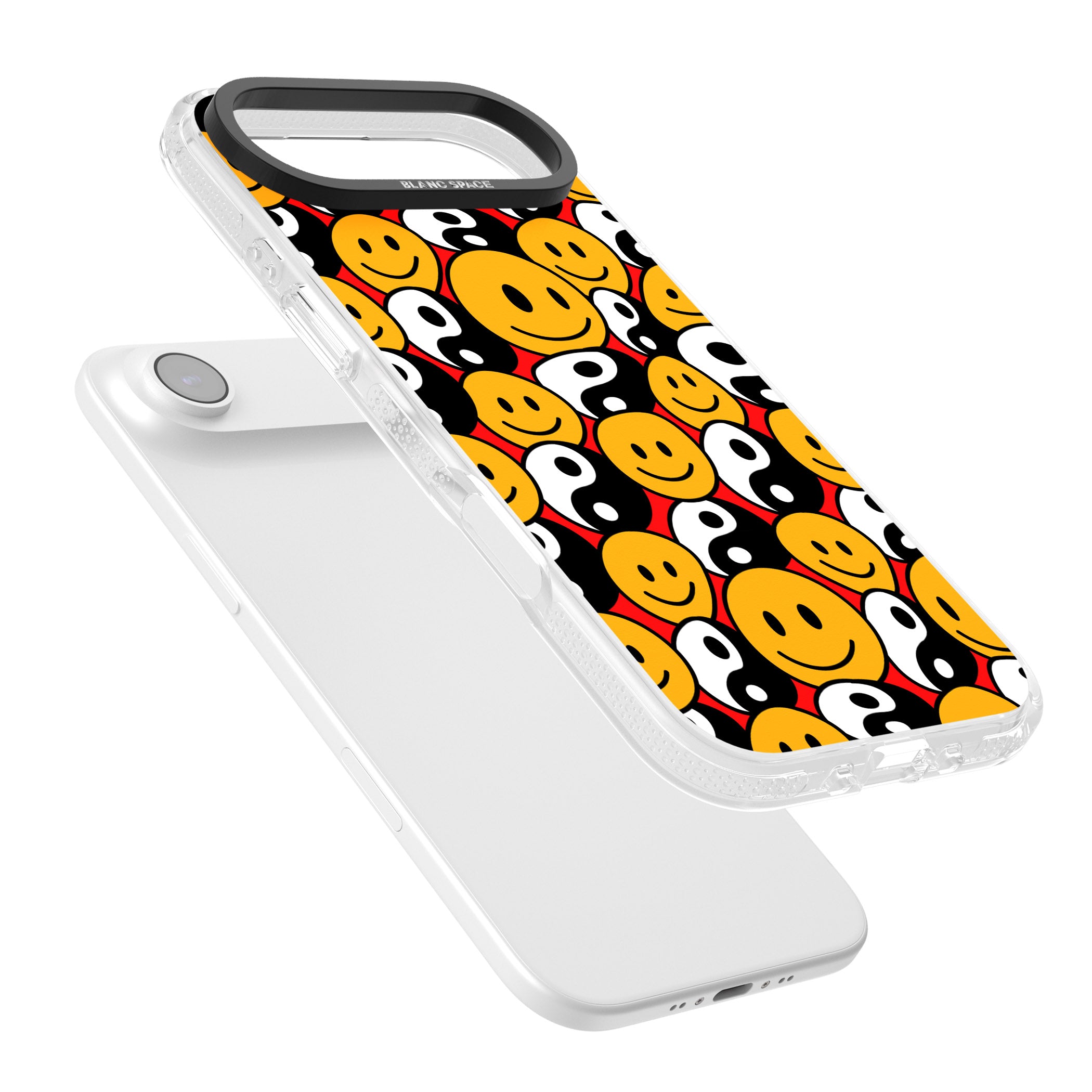 Yin Yang & Faces iPhone 17 Air Impact Air Clear Phone Case Colours