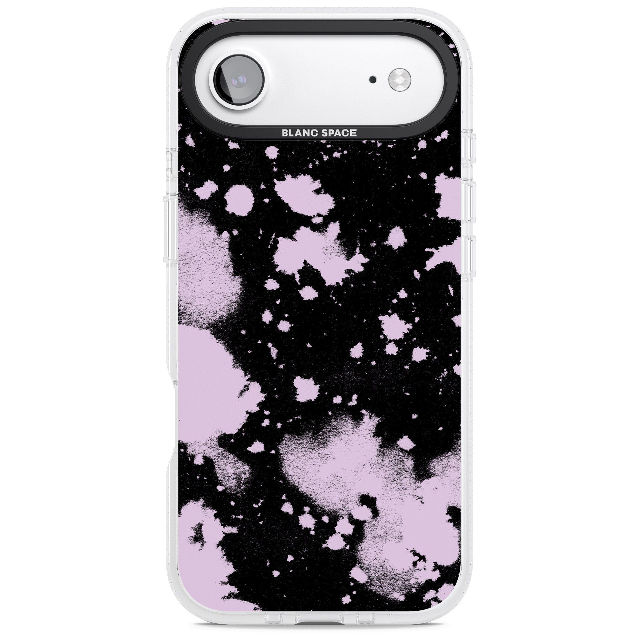 Pink & Black Acid Wash Tie Dye iPhone 17 Air Impact Air Clear Phone Case