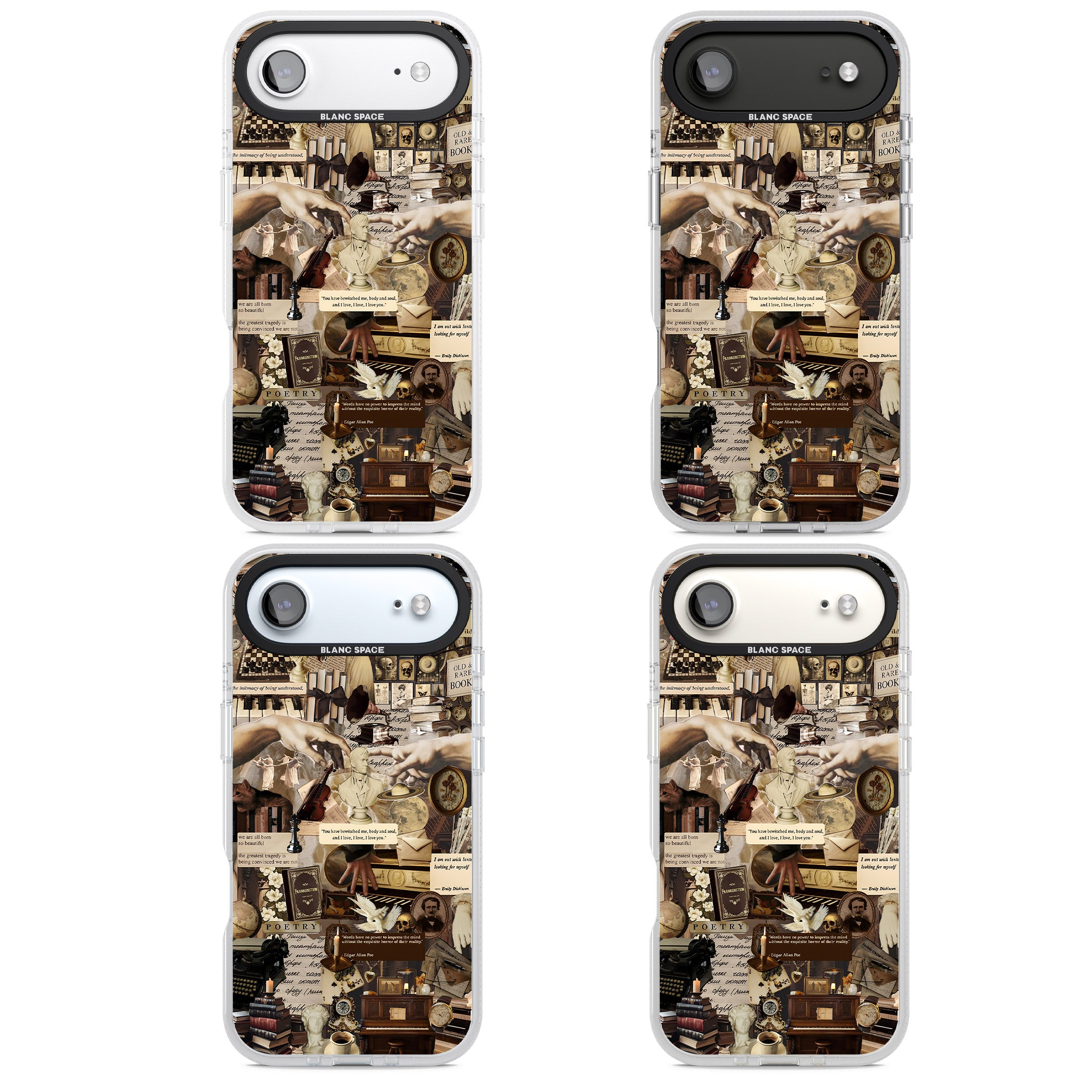 Antique Collage iPhone 17 Air Impact Air Clear Phone Case APT Impact Protection