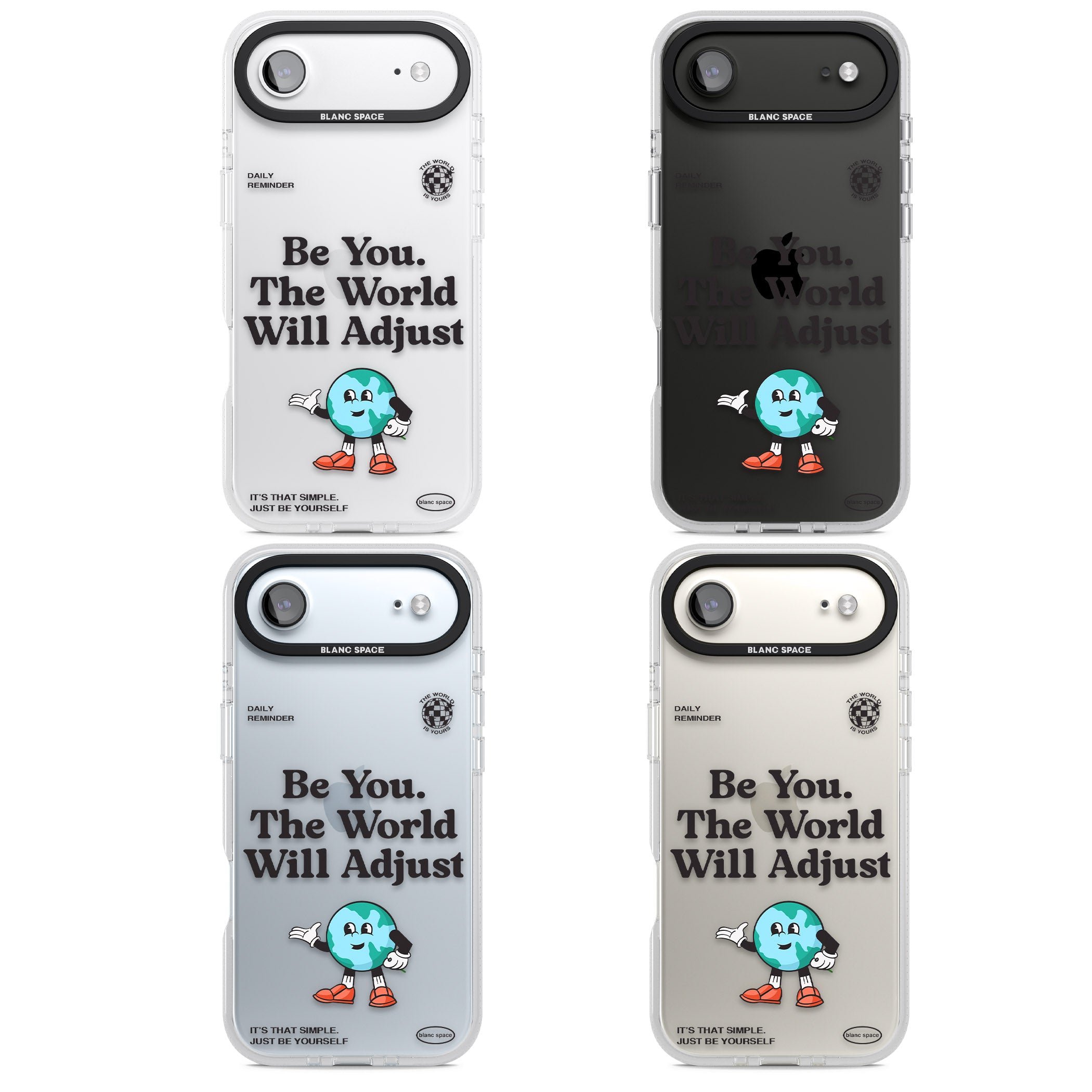 Be You The World Will Adjust iPhone 17 Air Impact Air Clear Phone Case APT Impact Protection