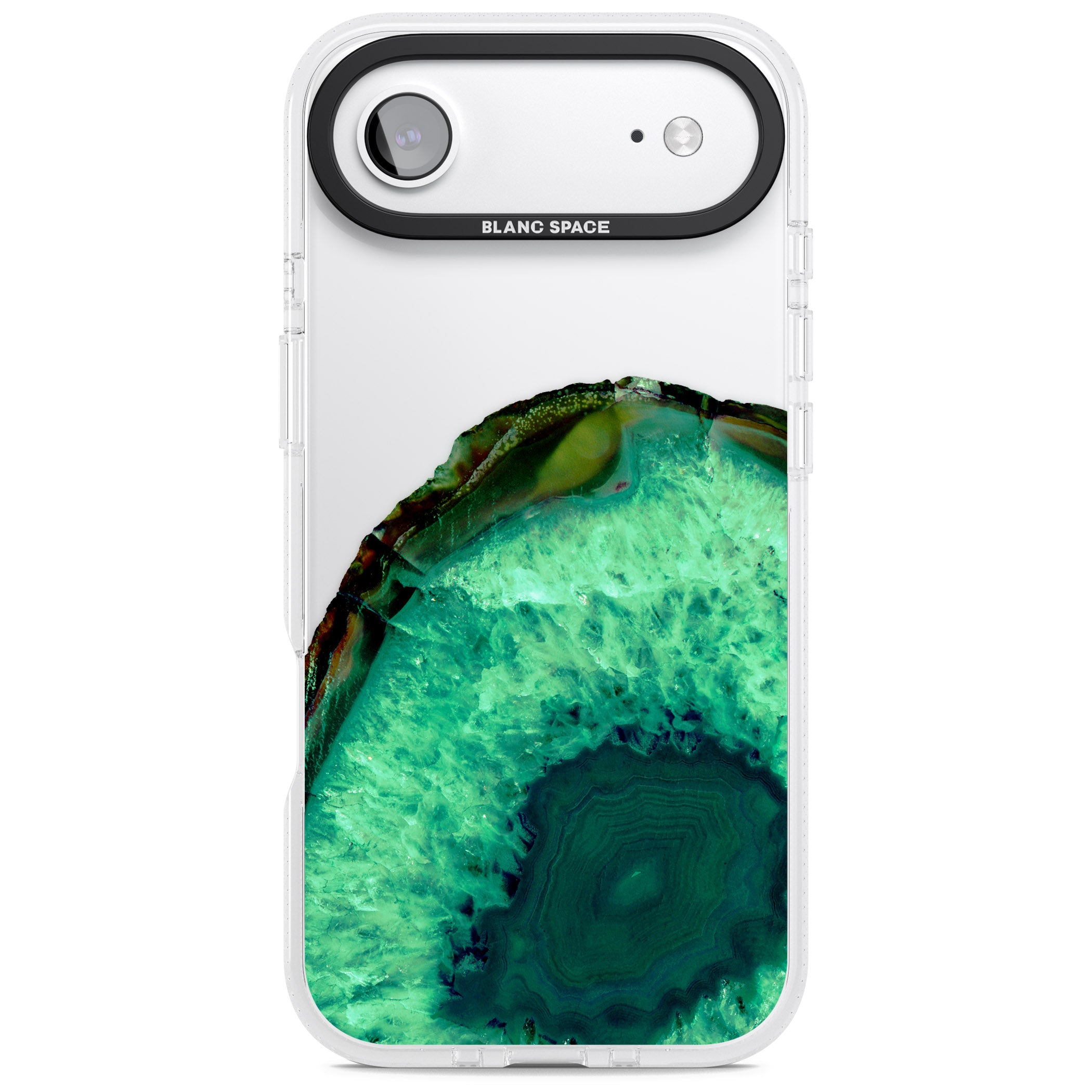 Emerald Geode iPhone 17 Air Impact Air Clear Phone Case