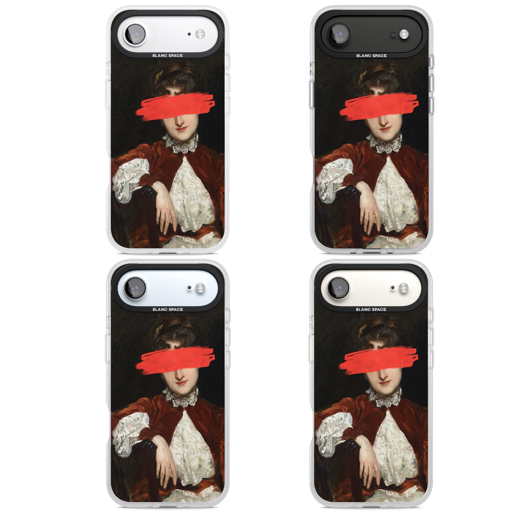 Paint Stroke iPhone 17 Air Impact Air Clear Phone Case APT Impact Protection