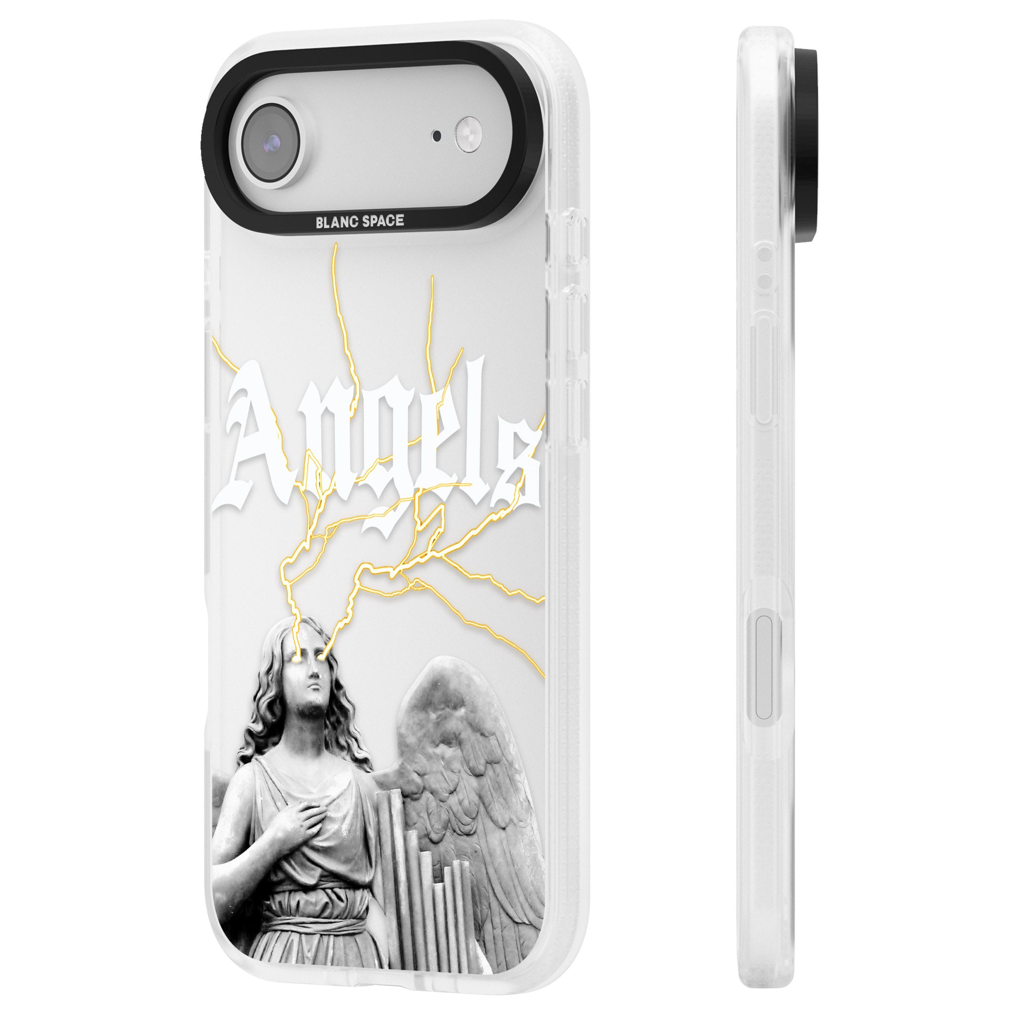 Angels iPhone 17 Air Impact Air Clear Phone Case Side Profile