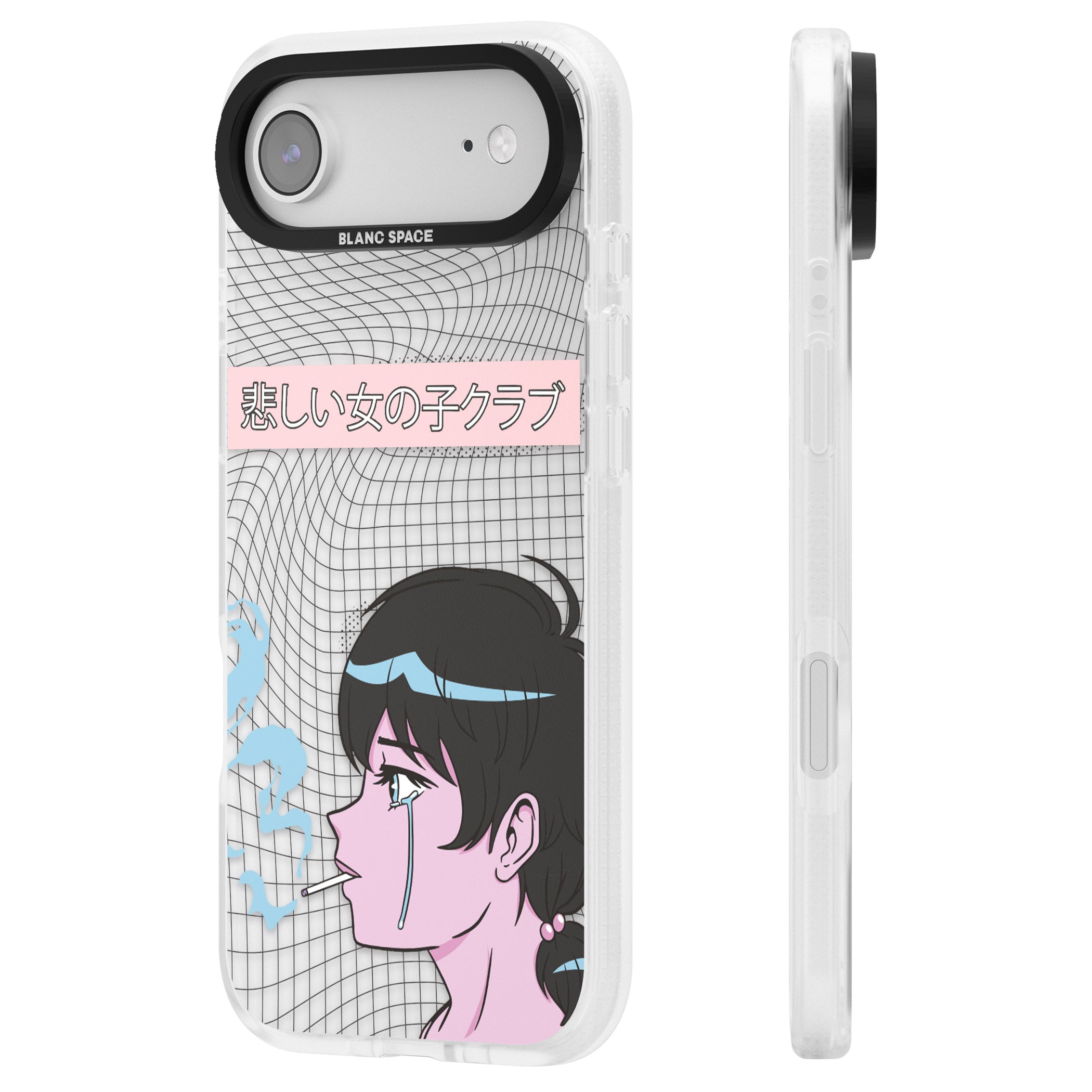 Lost Love iPhone 17 Air Impact Air Clear Phone Case Side Profile