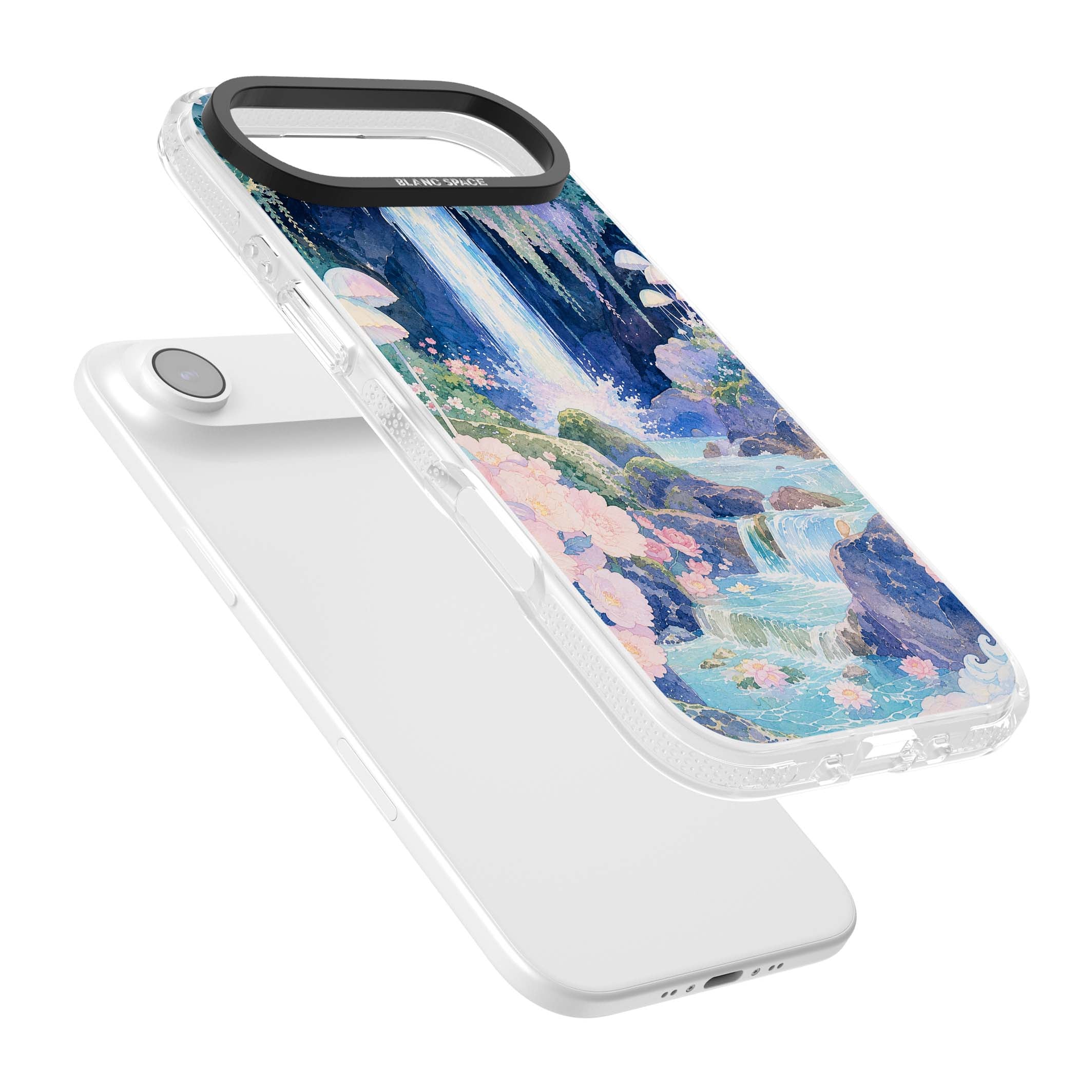 Mystic Waterfall art iPhone case | Clear Case Impact Air case for iPhone Air