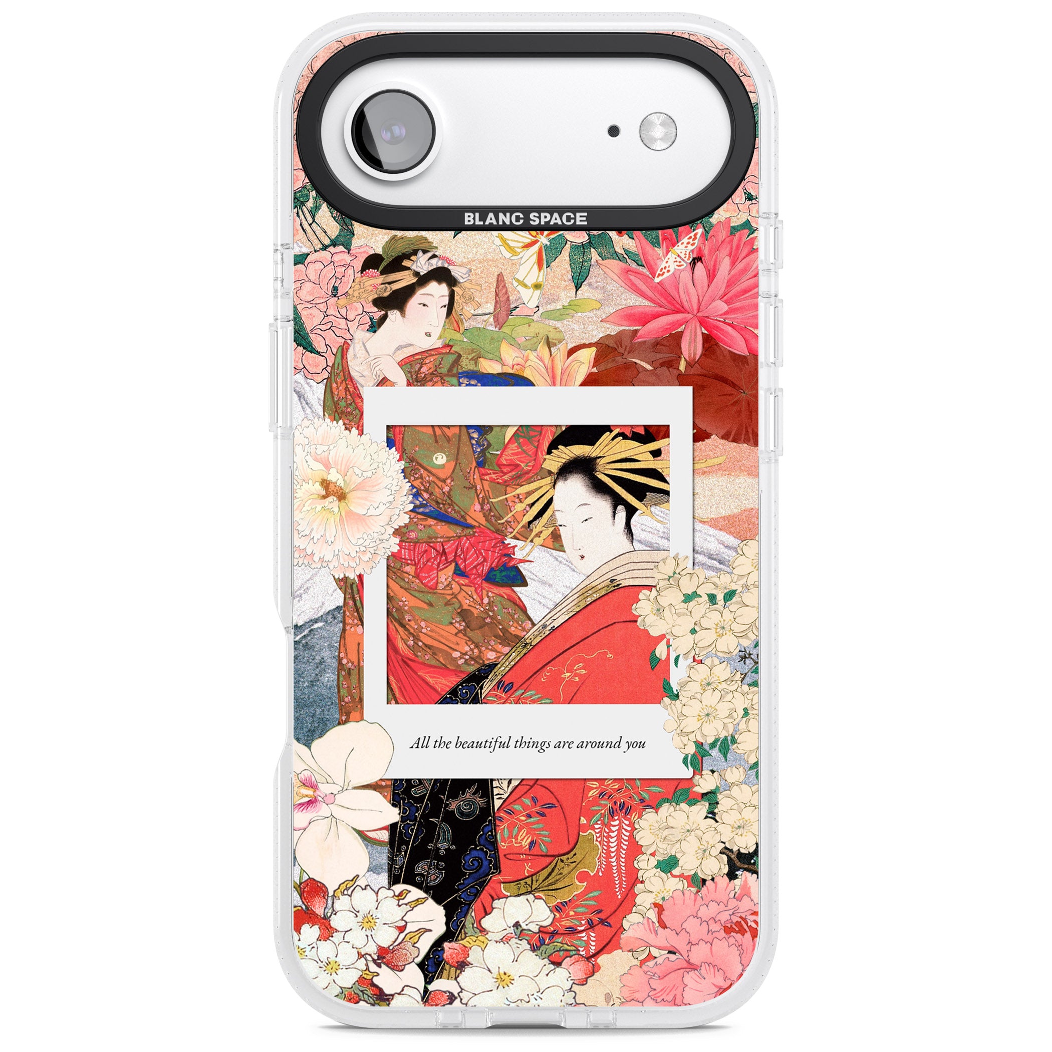 Woodblock Geisha iPhone 17 Air Impact Air Clear Phone Case