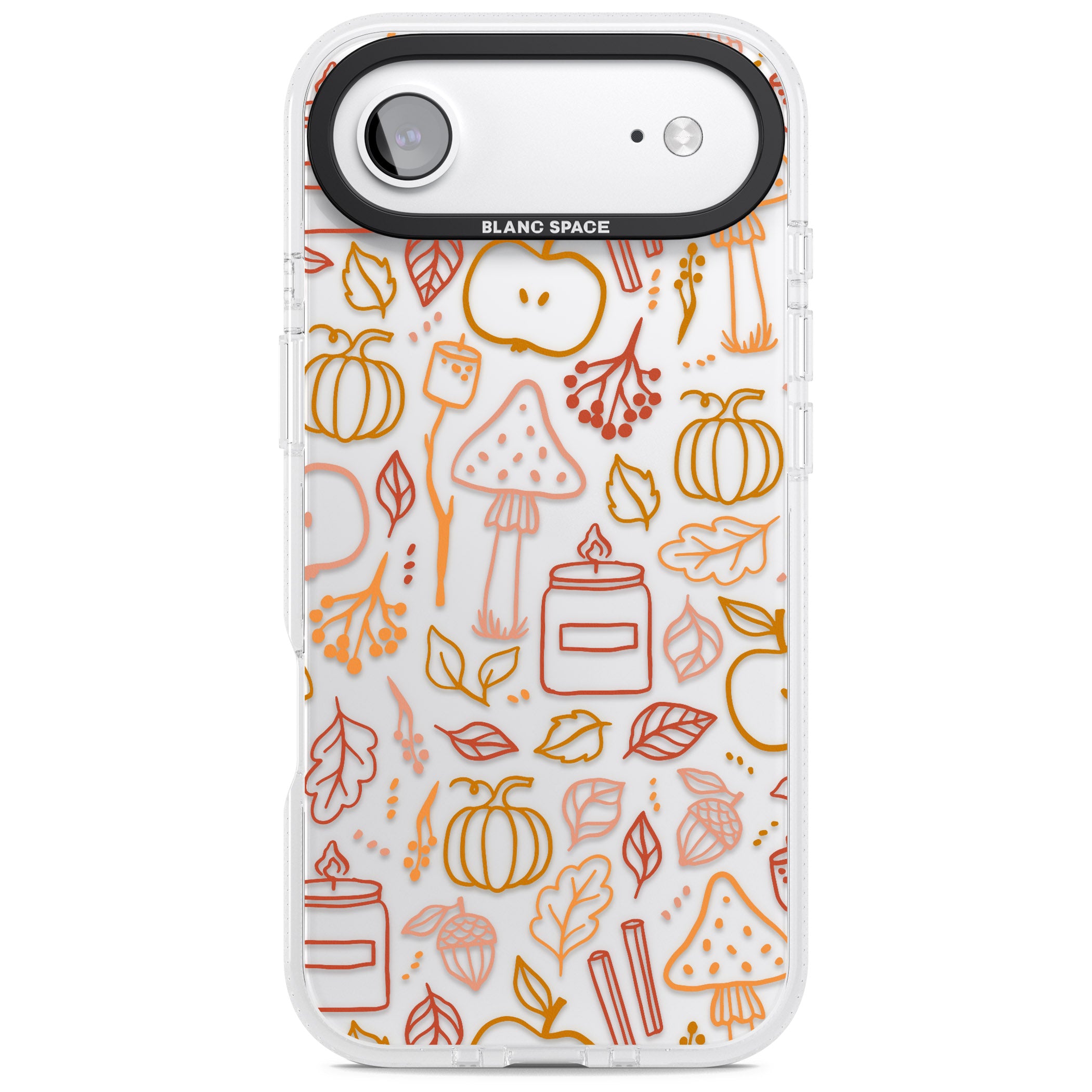 Autumn Line Pattern iPhone 17 Air Impact Air Clear Phone Case