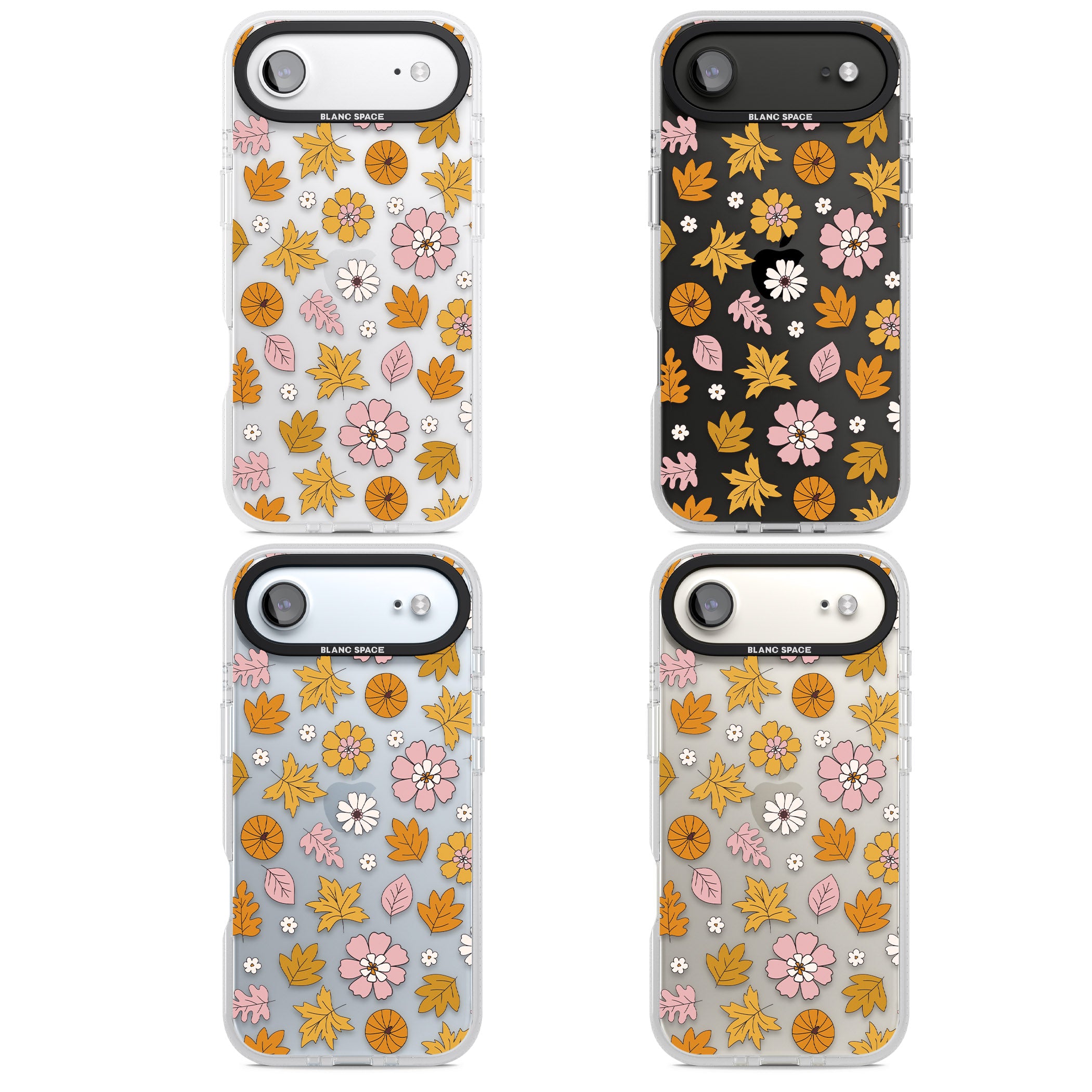 Autumn Leaves And Flowers iPhone 17 Air Impact Air Clear Phone Case APT Impact Protection