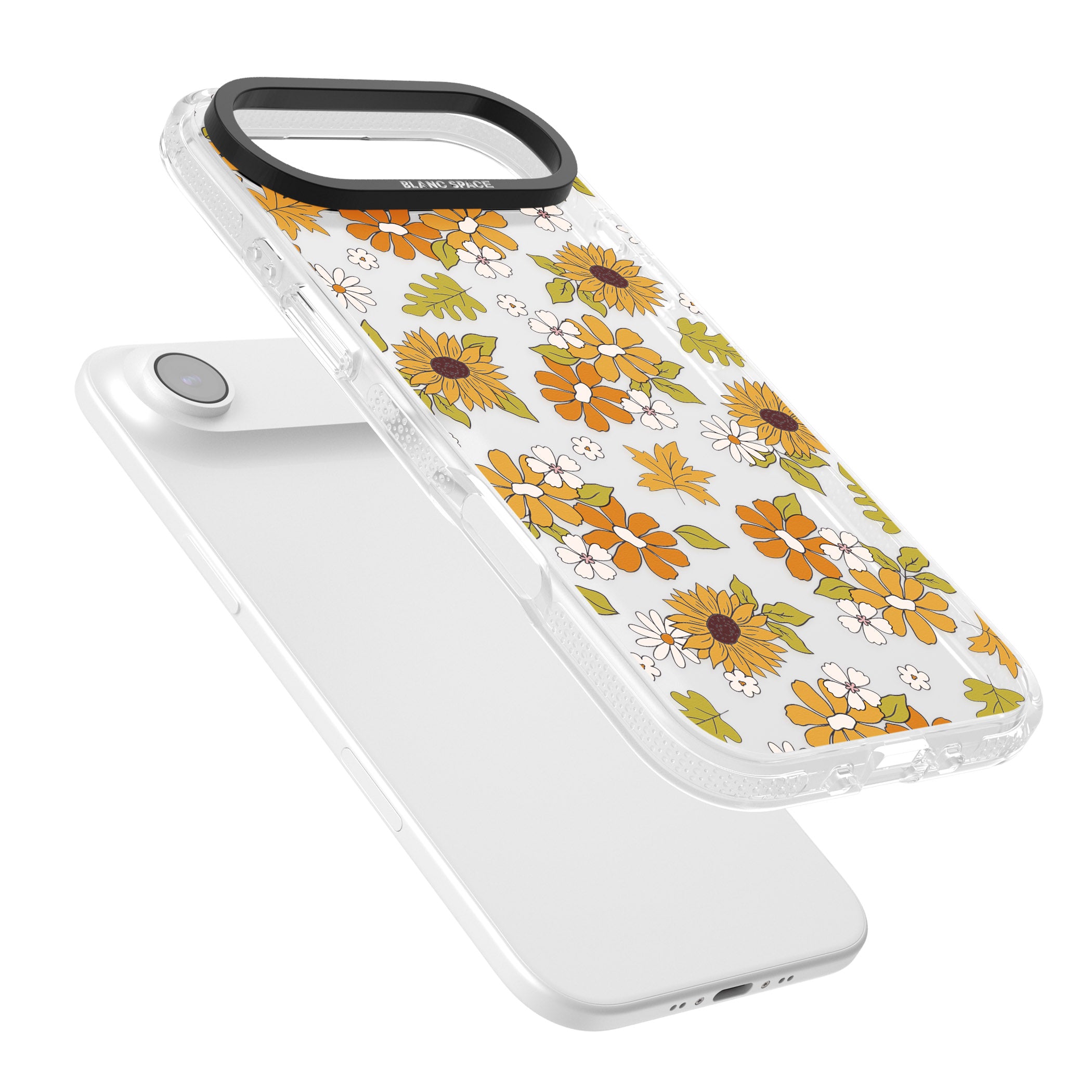 Boho Sunflowers iPhone 17 Air Impact Air Clear Phone Case Colours