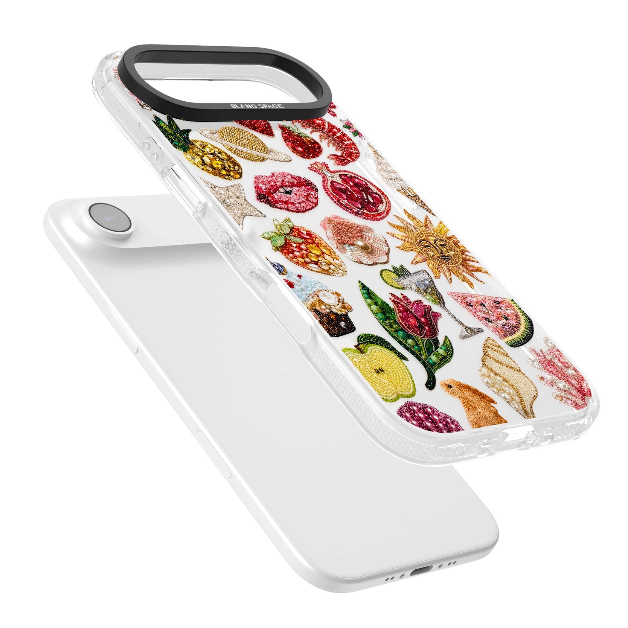 Beaded Riviera coquette iPhone case | Clear Case Impact Air case for iPhone Air