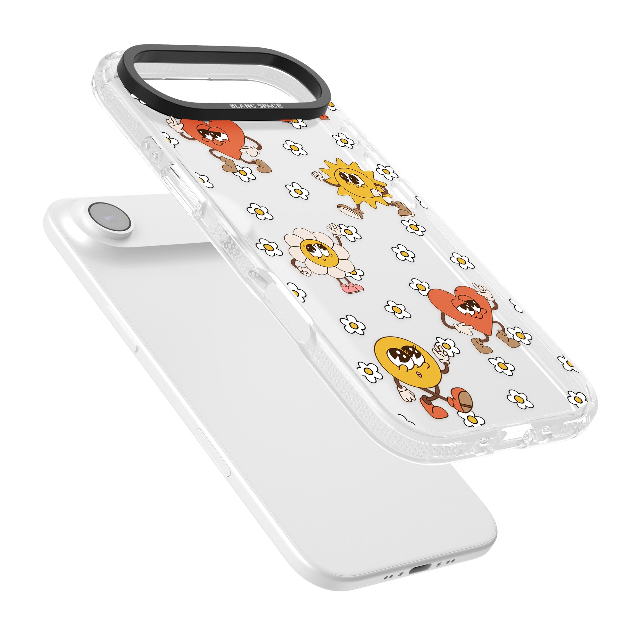 Daisies & Friends iPhone 17 Air Impact Air Clear Phone Case Colours
