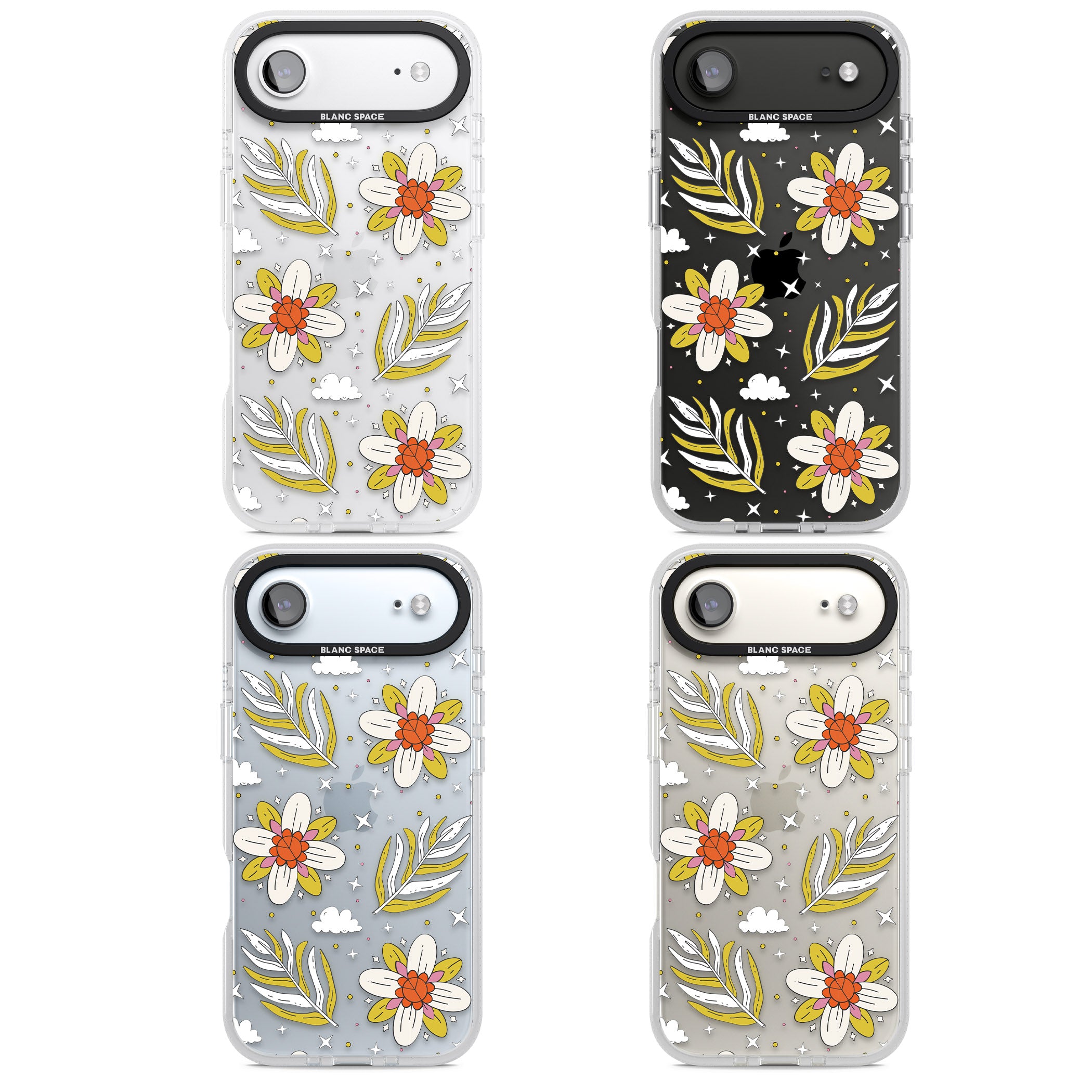 Boho Celestial Floral Dream iPhone 17 Air Impact Air Clear Phone Case APT Impact Protection