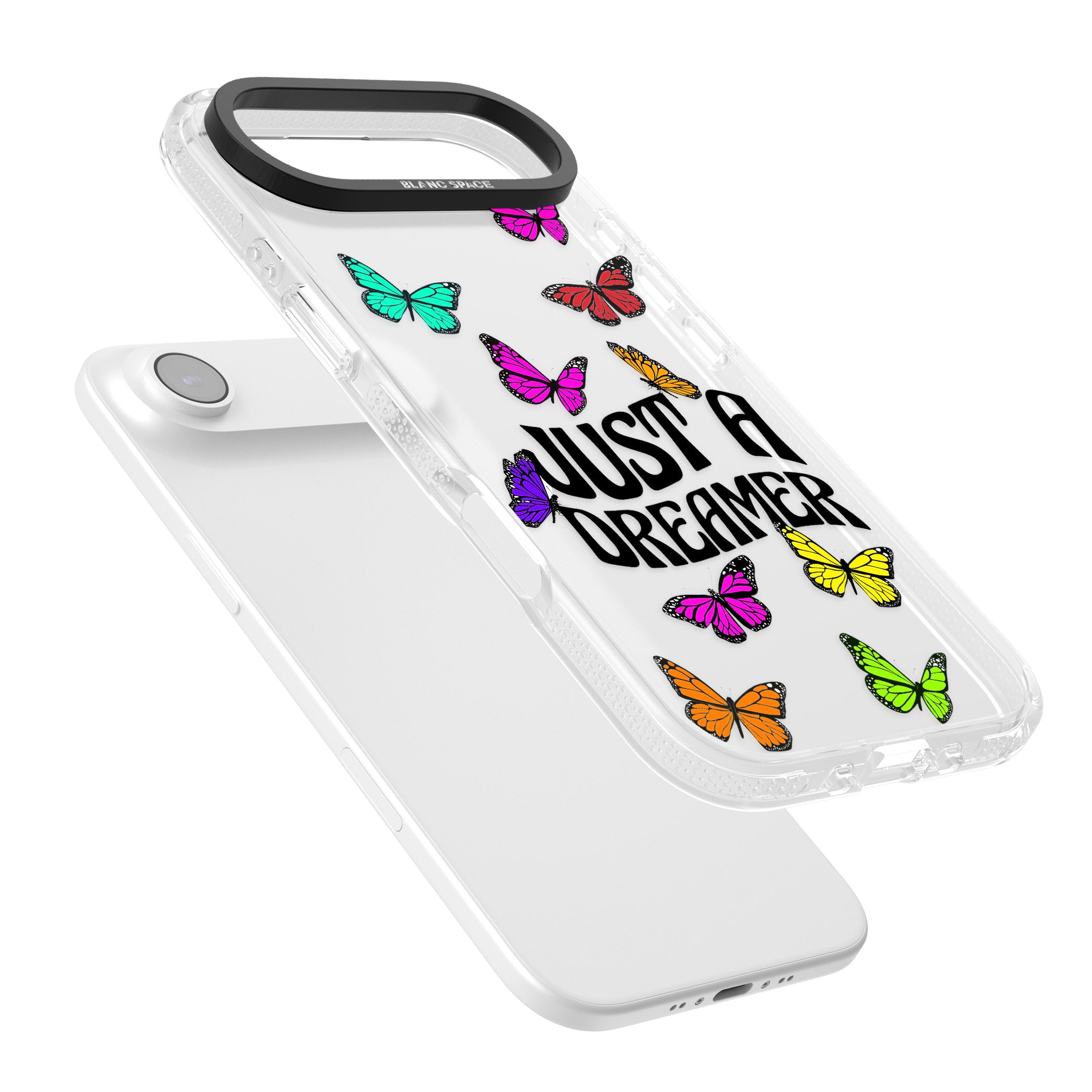 Just A Dreamer Butterfly iPhone 17 Air Impact Air Clear Phone Case Colours
