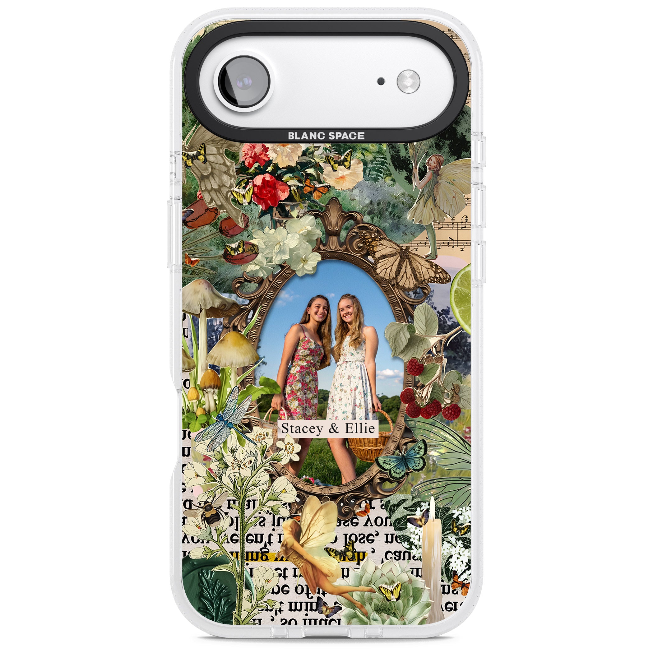 Personalised Cottage Garden Frame iPhone 17 Air Impact Air Clear Phone Case