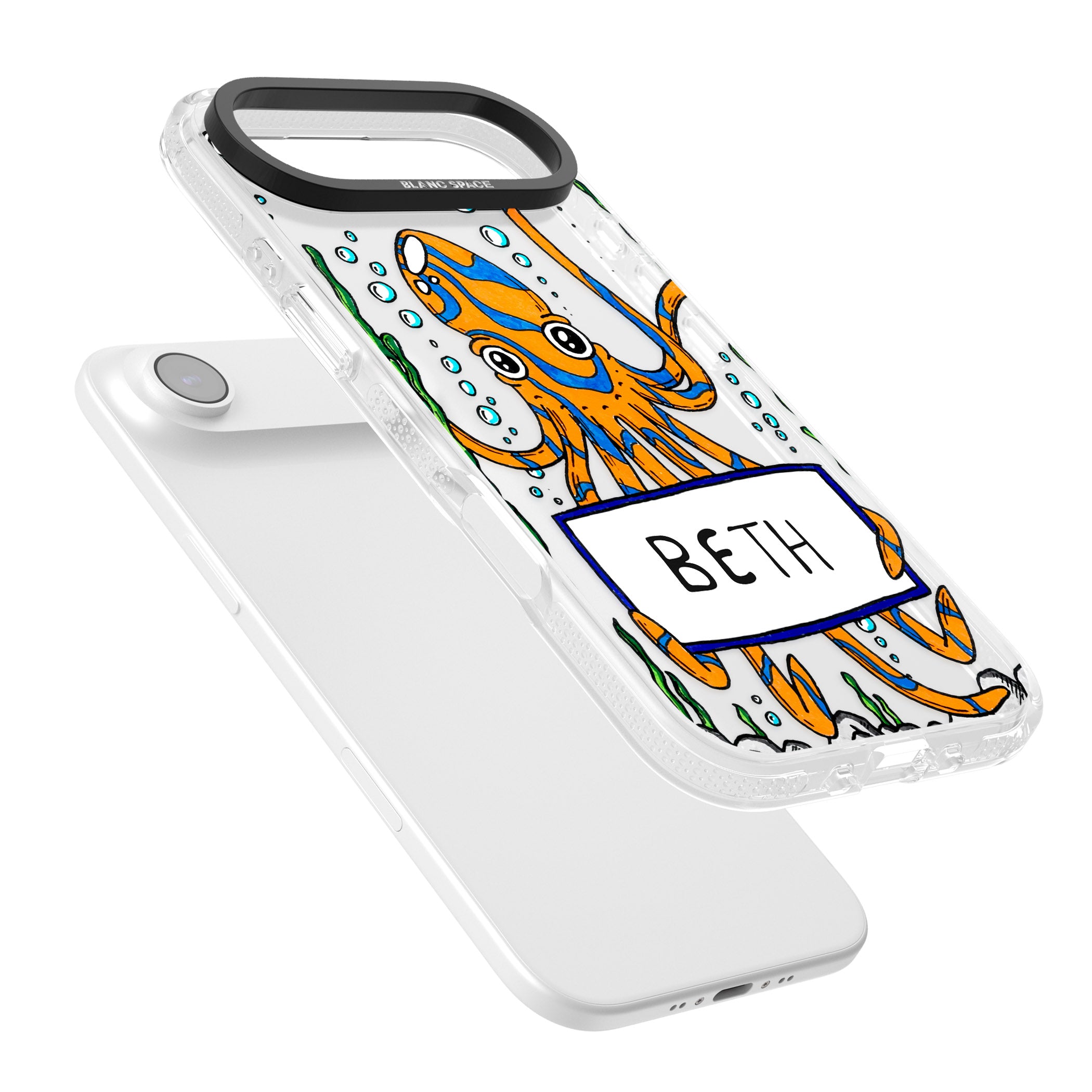 Personalised Octo iPhone 17 Air Impact Air Clear Phone Case Colours