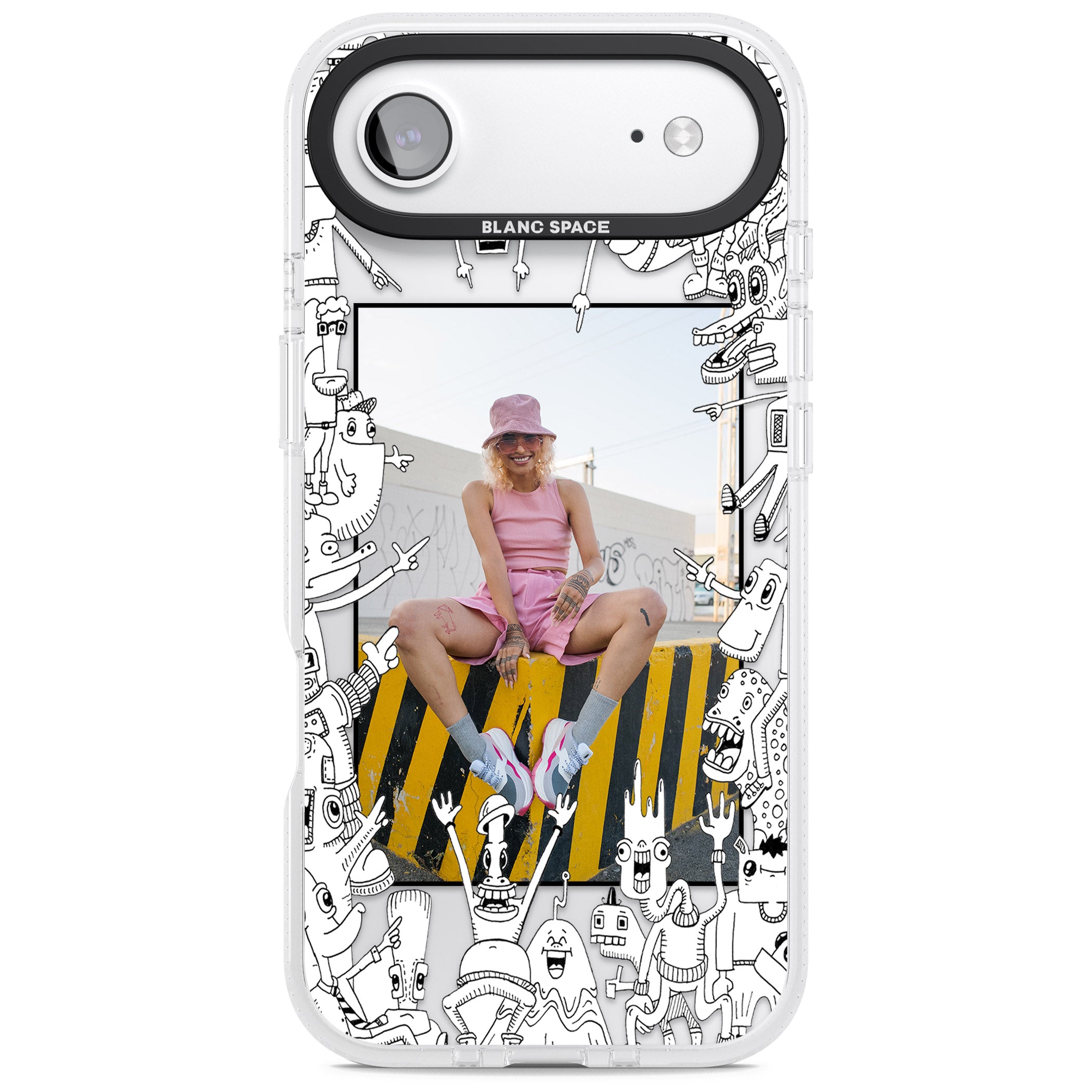 Personalised Look At This Photo Case iPhone 17 Air Impact Air Clear Phone Case