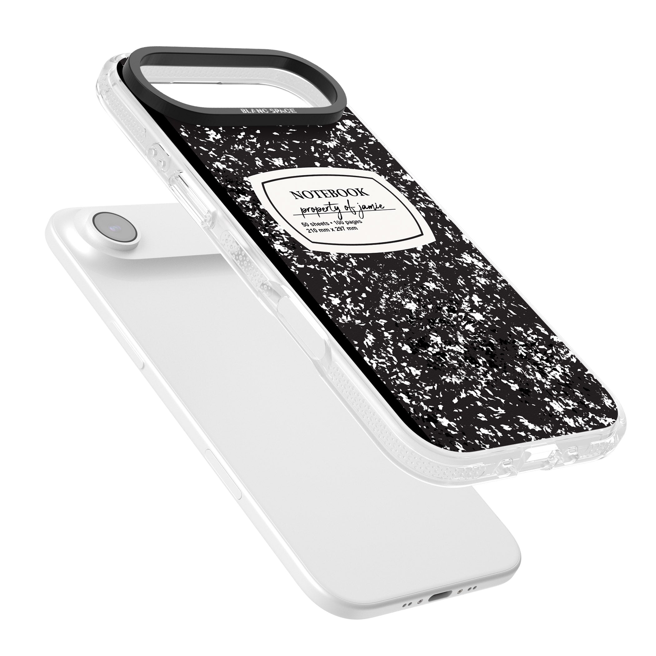 Personalised Classic Composition iPhone 17 Air Impact Air Clear Phone Case Colours