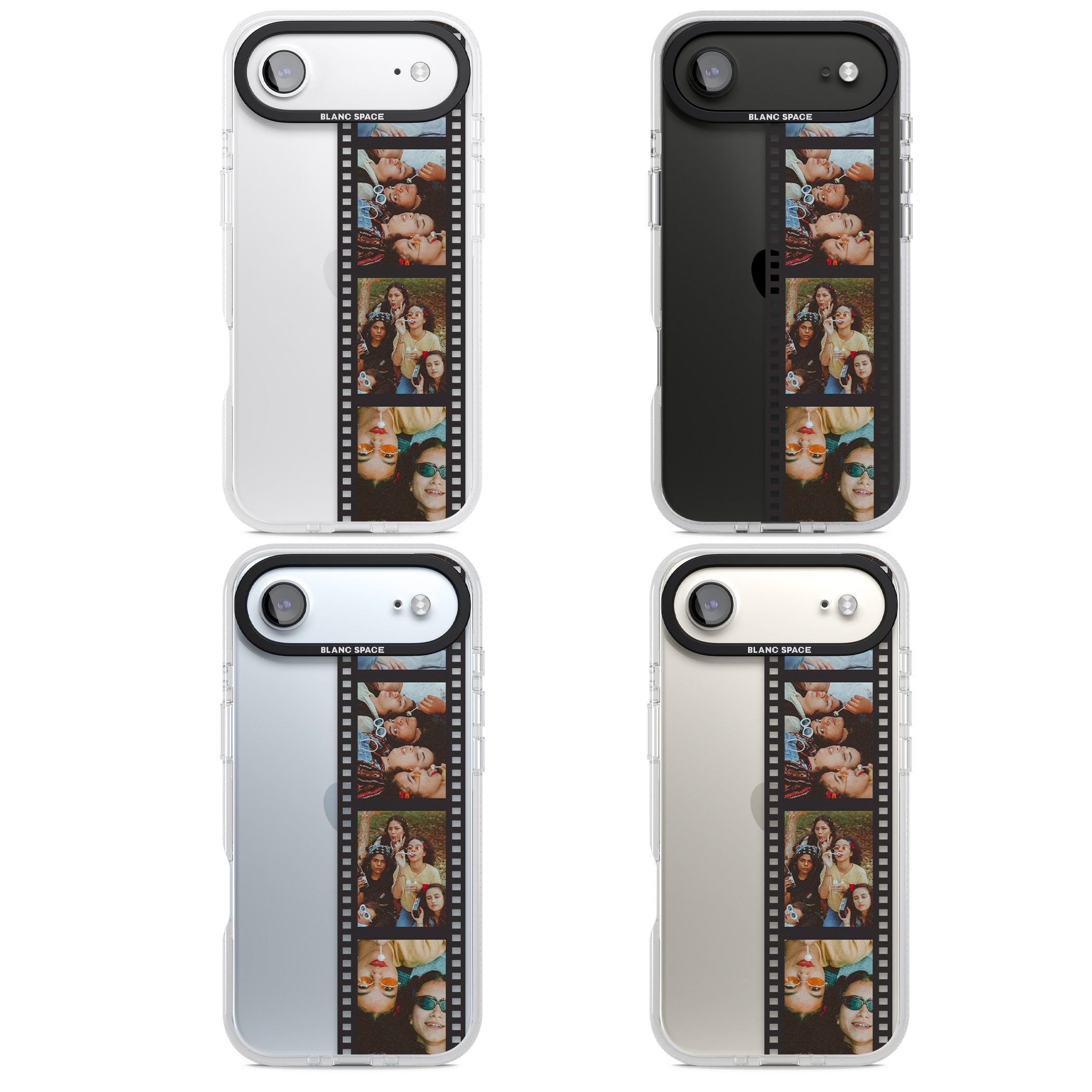 Personalised Photo Film Strip iPhone 17 Air Impact Air Clear Phone Case APT Impact Protection