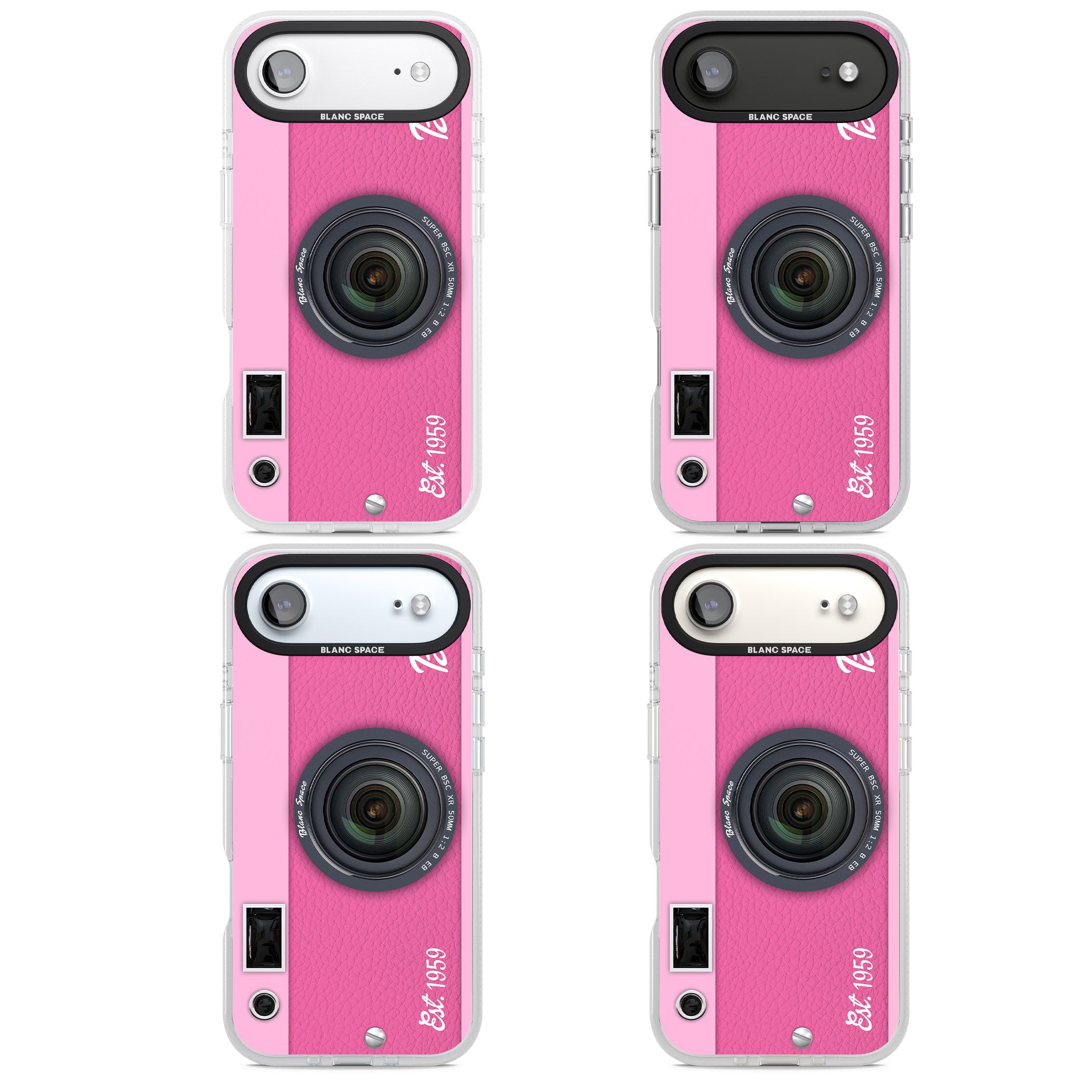 Personalised Pink Dream Camera iPhone 17 Air Impact Air Clear Phone Case APT Impact Protection