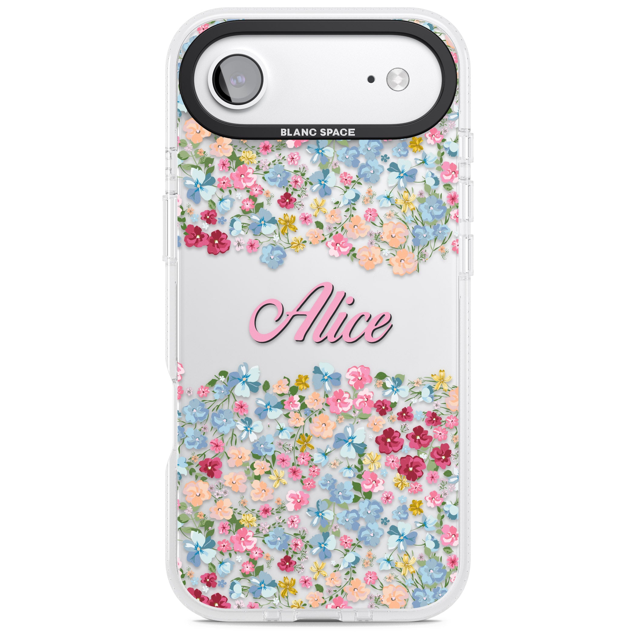 Personalised Venetian Meadow iPhone 17 Air Impact Air Clear Phone Case