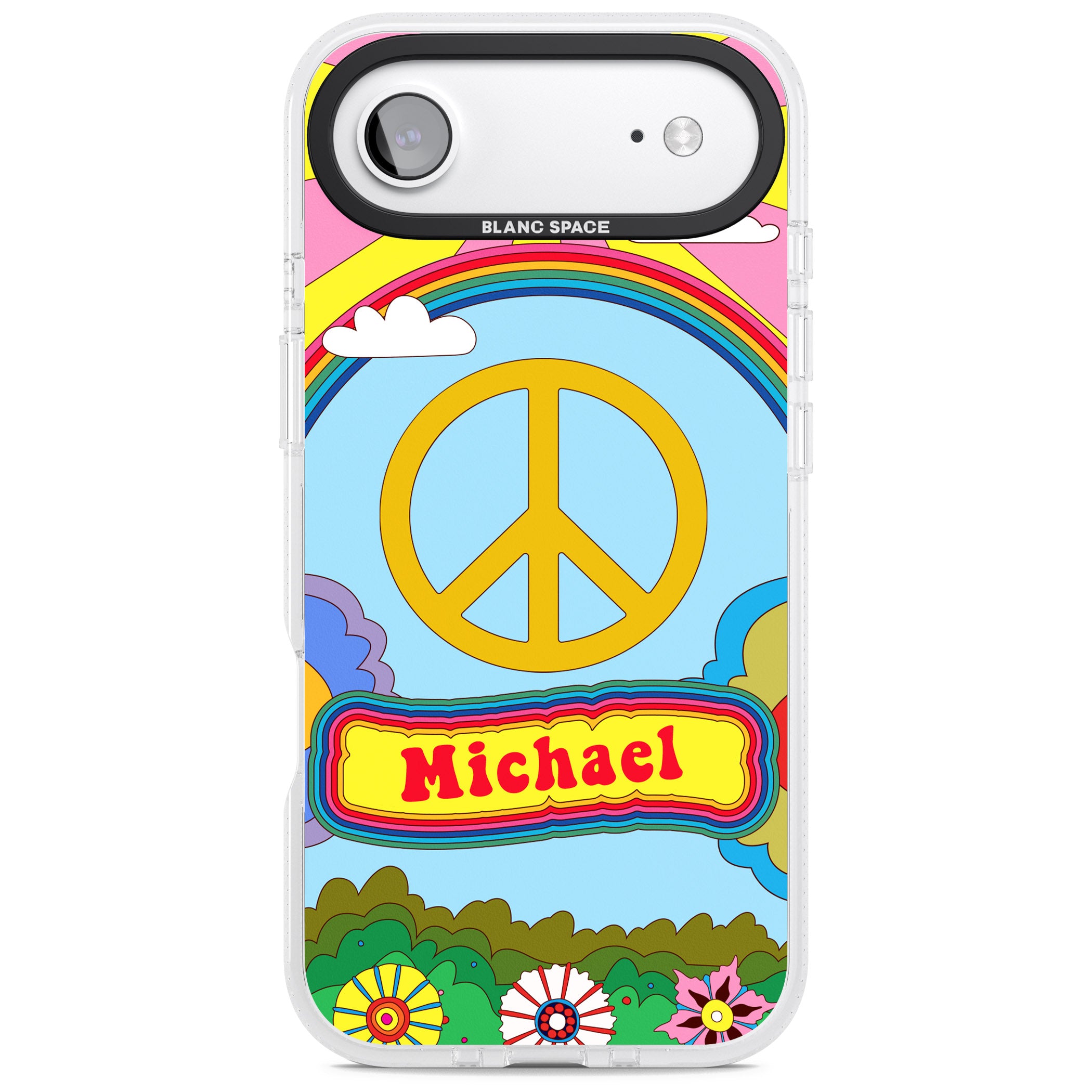 Personalised Happy Days iPhone 17 Air Impact Air Clear Phone Case