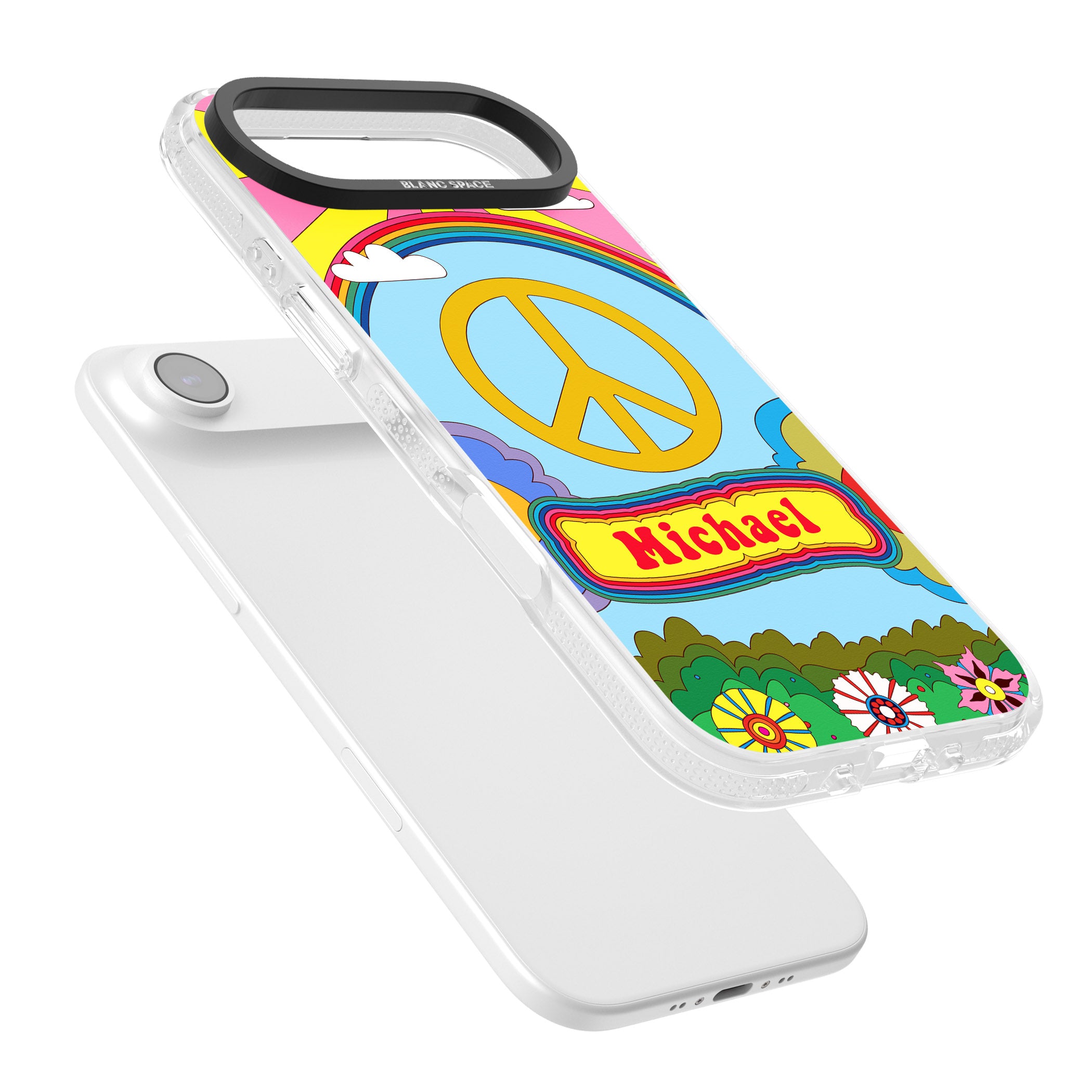 Personalised Happy Days iPhone 17 Air Impact Air Clear Phone Case Colours