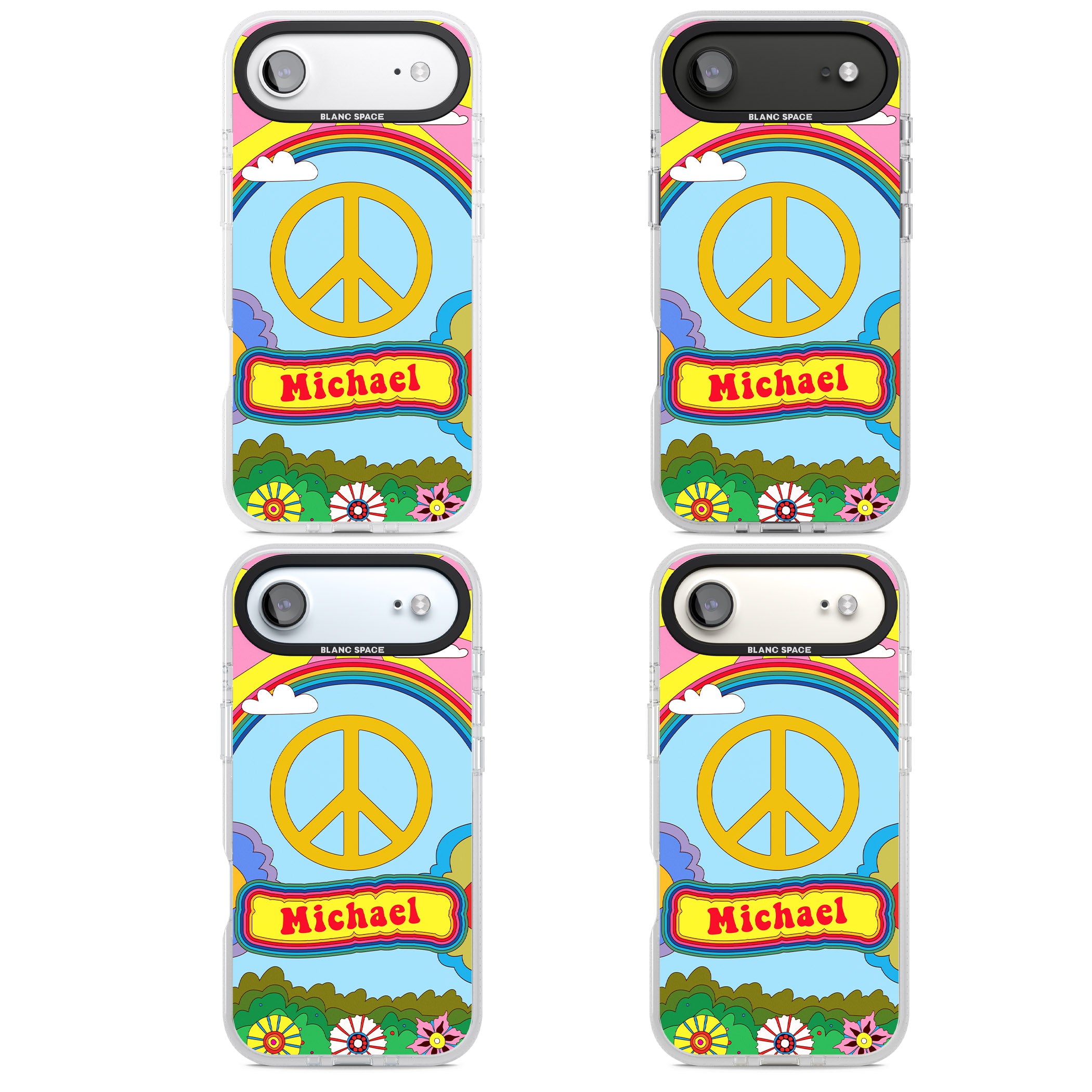 Personalised Happy Days iPhone 17 Air Impact Air Clear Phone Case APT Impact Protection