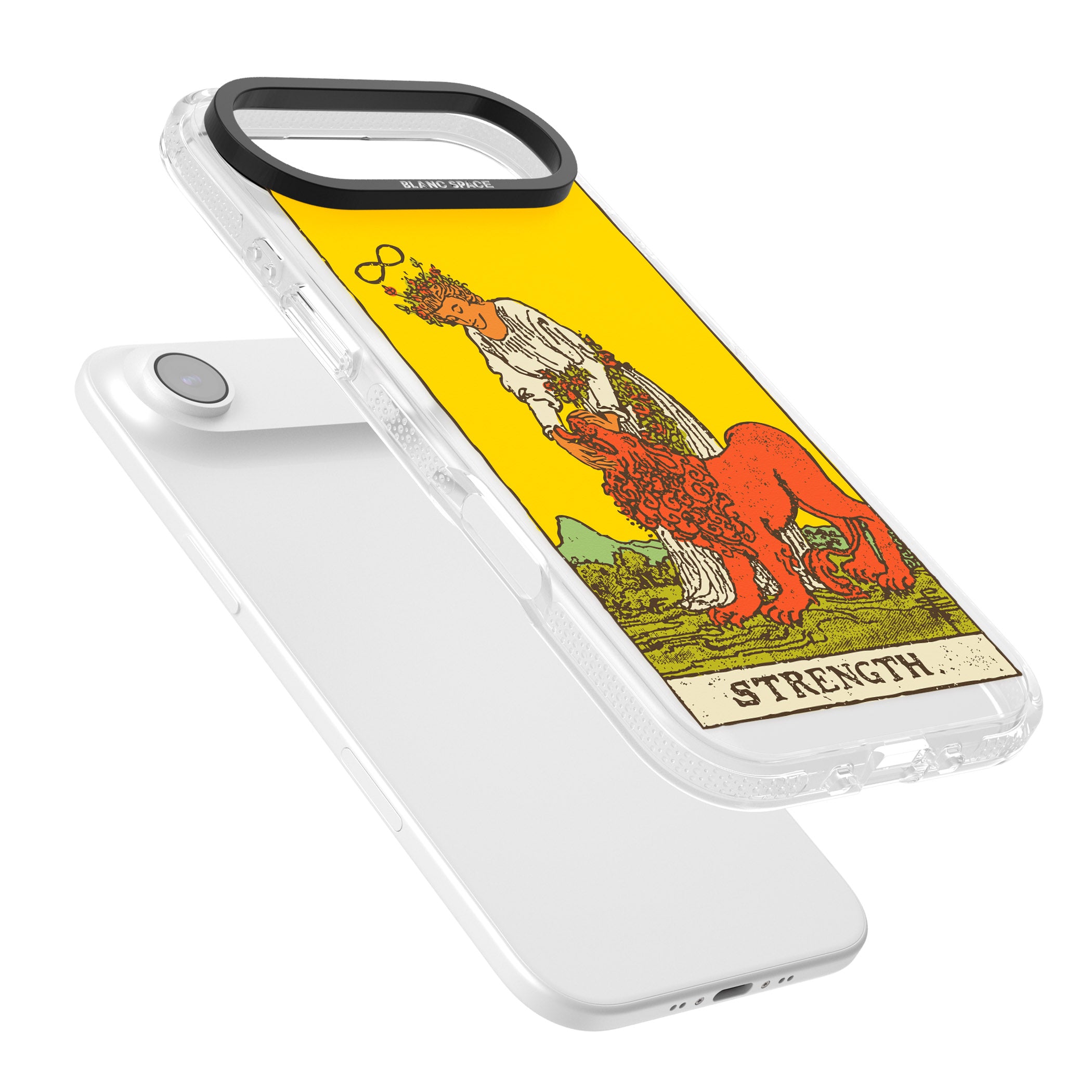 Personalised Strength Tarot Card (Color) iPhone 17 Air Impact Air Clear Phone Case Colours