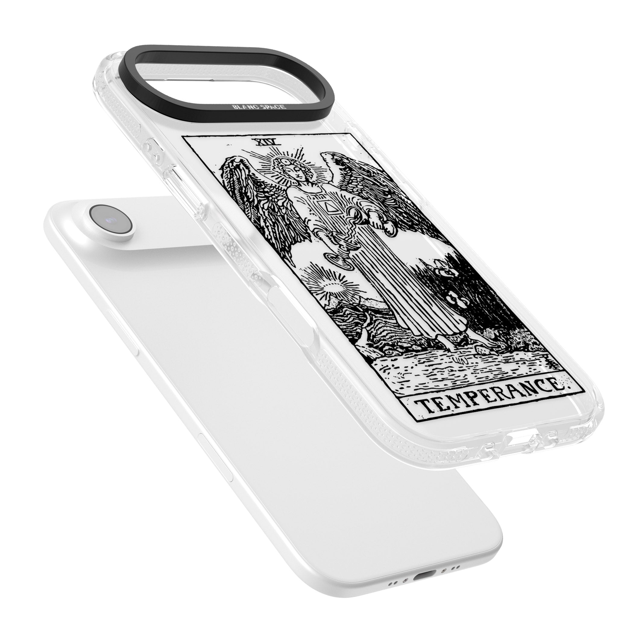 Personalised Temperance Tarot Card (Clear) iPhone 17 Air Impact Air Clear Phone Case Colours