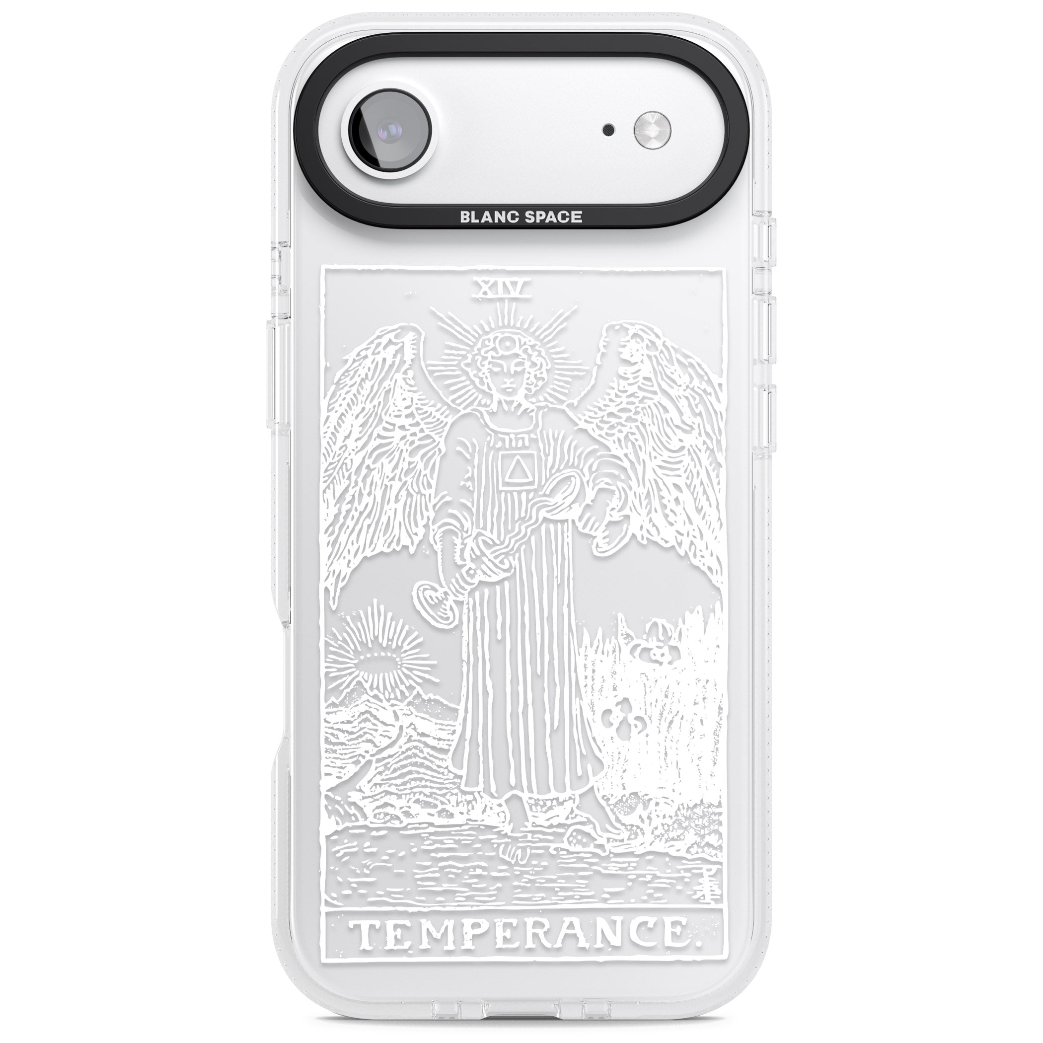 Personalised Temperance Tarot Card (White) iPhone 17 Air Impact Air Clear Phone Case