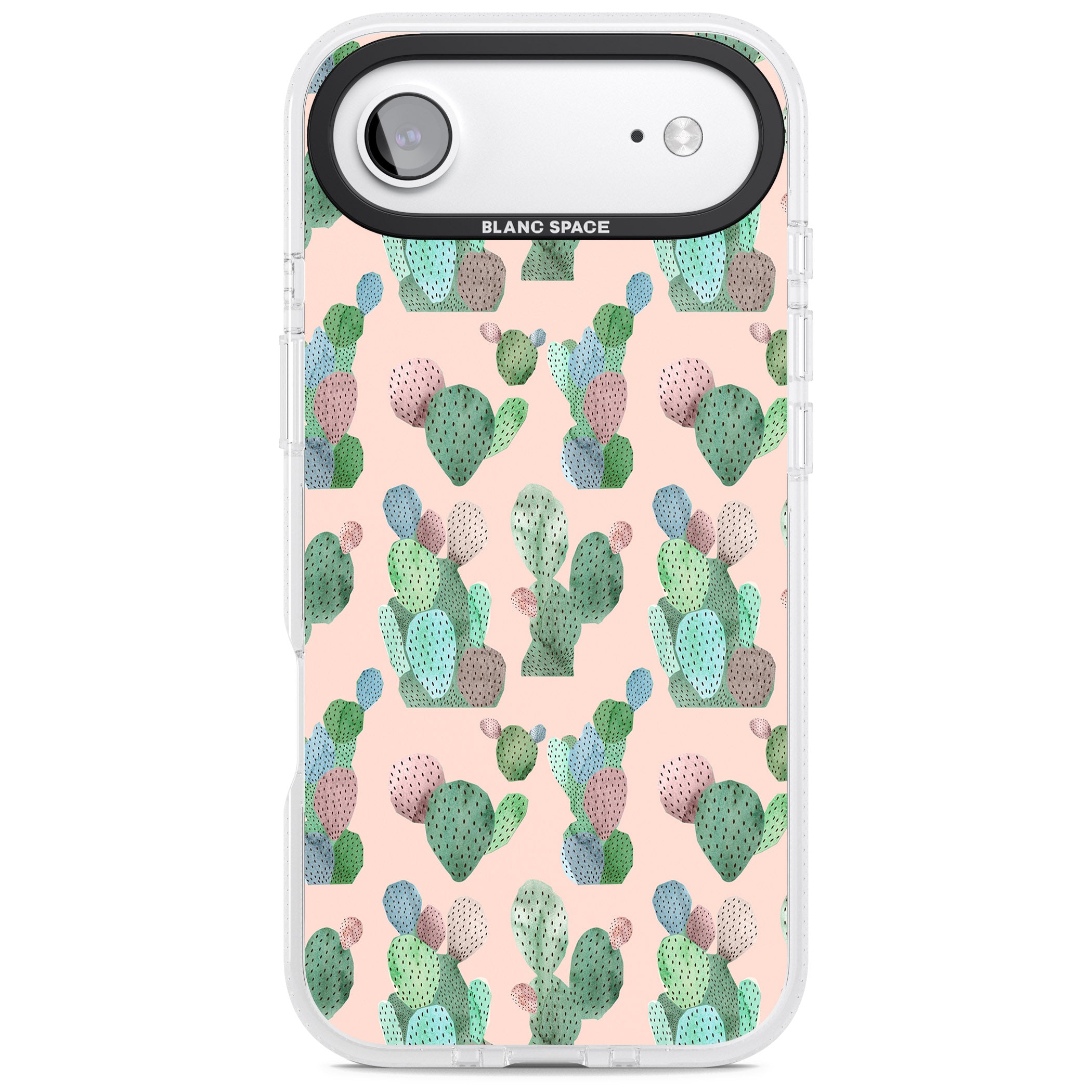 Pink Cactus iPhone 17 Air Impact Air Clear Phone Case