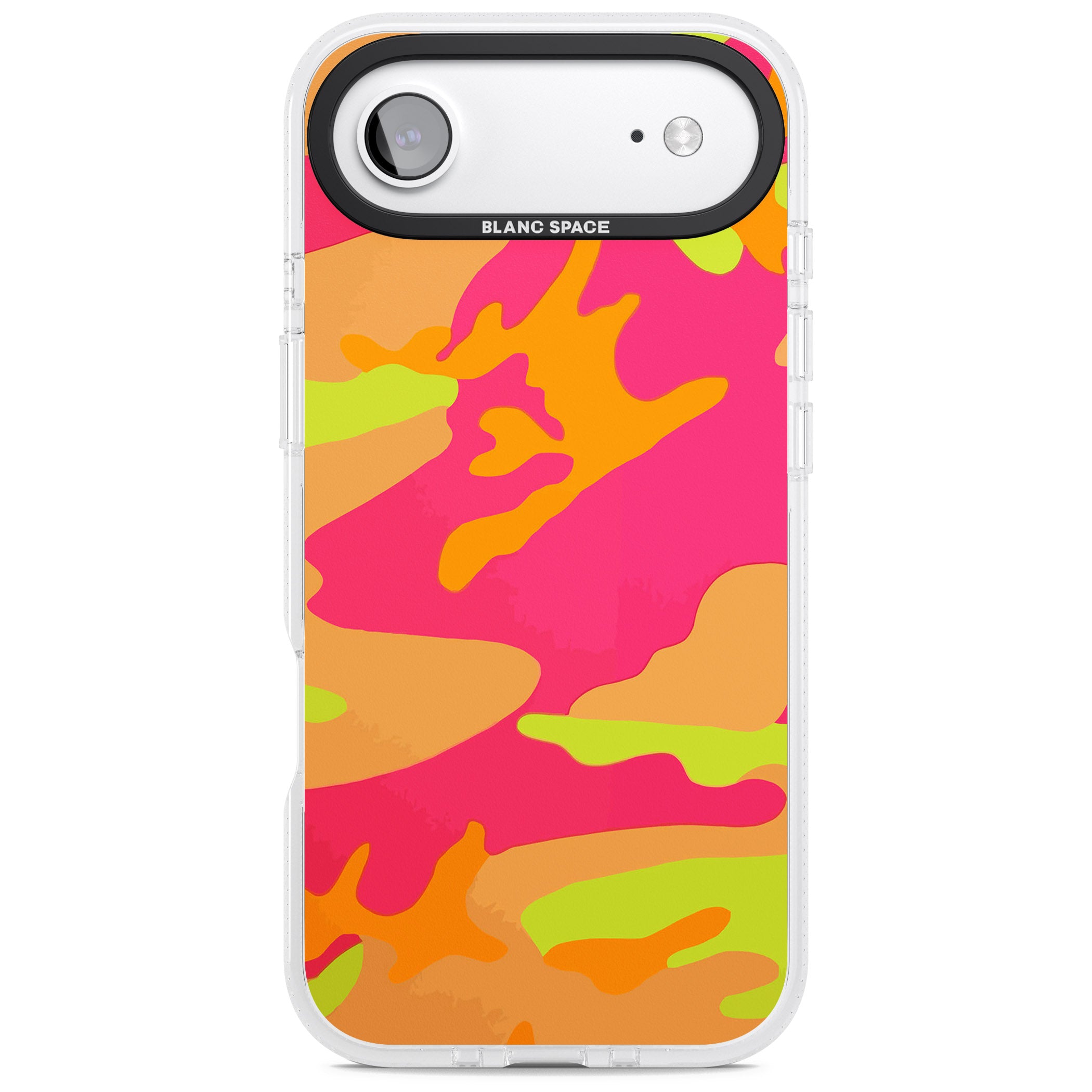 Neon Camo iPhone 17 Air Impact Air Clear Phone Case