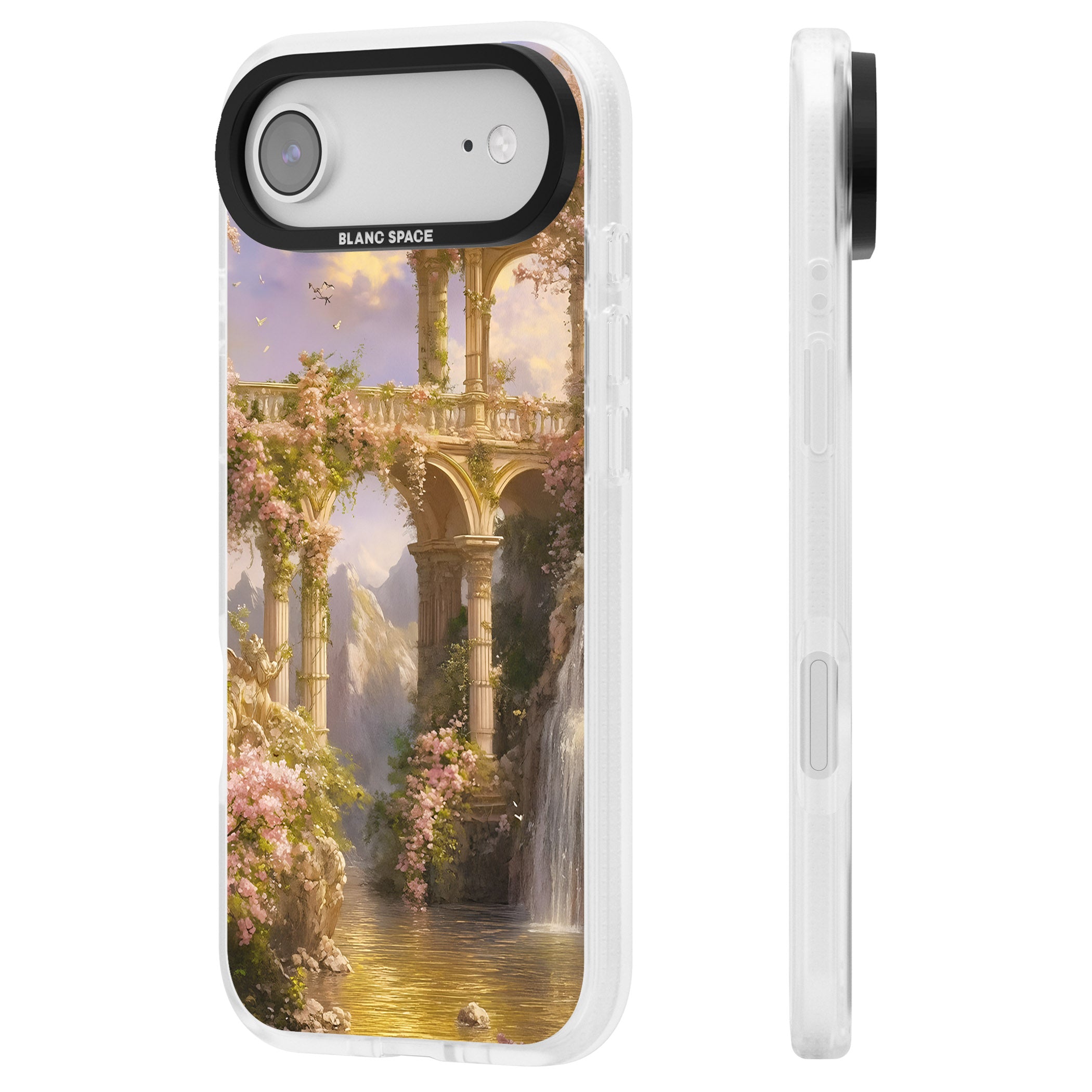 Castle River iPhone 17 Air Impact Air Clear Phone Case Side Profile