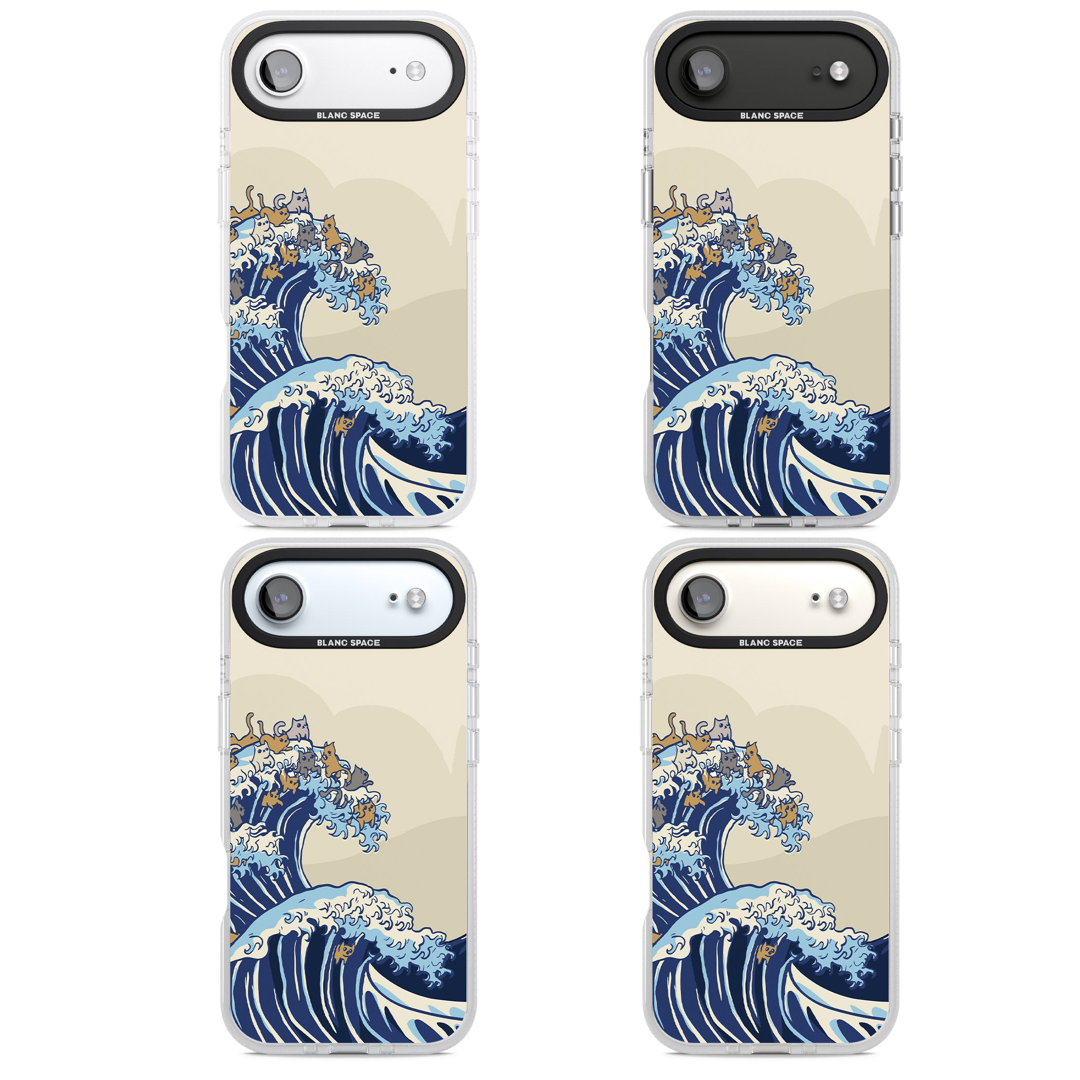 The Great Cat Wave iPhone 17 Air Impact Air Clear Phone Case APT Impact Protection