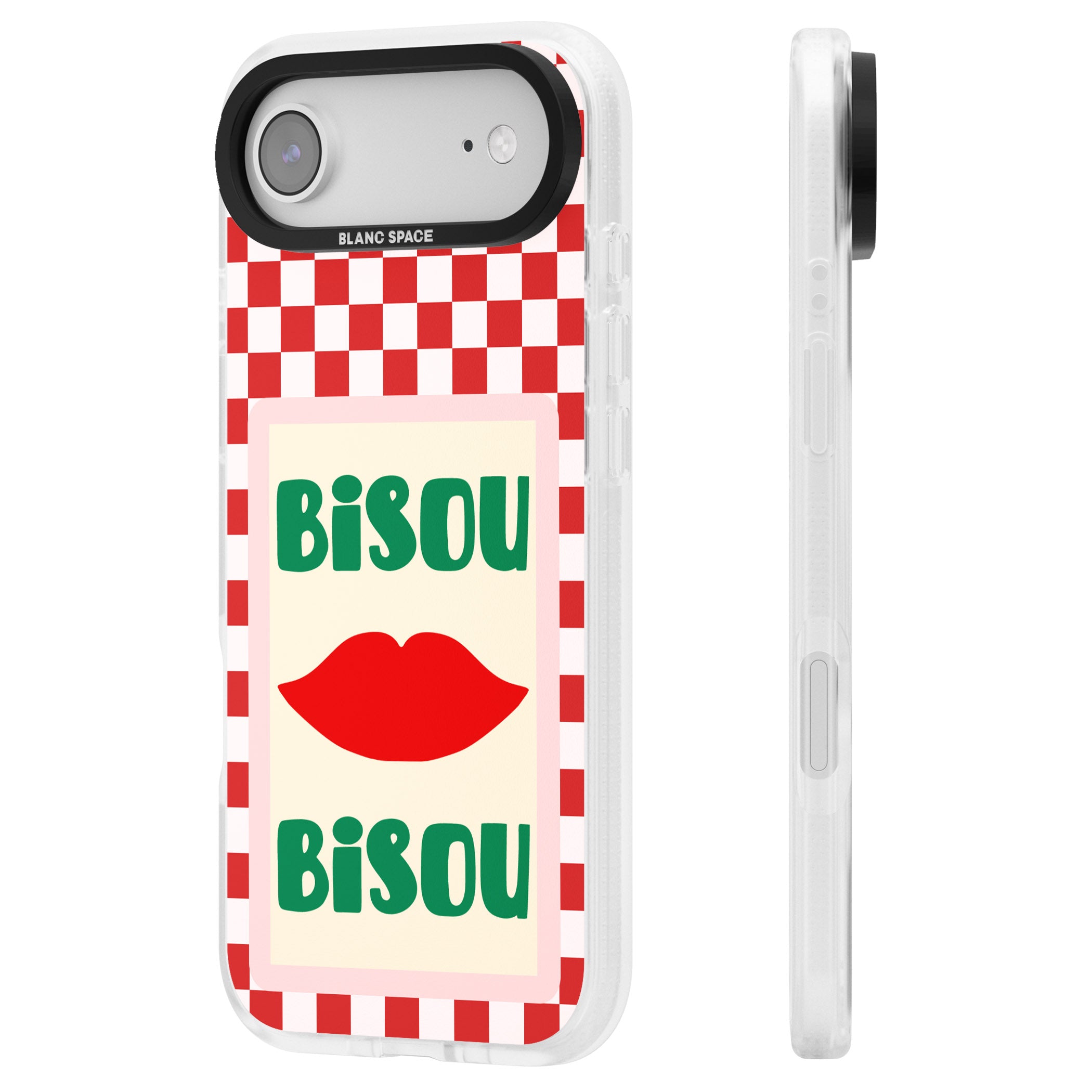 Bisou iPhone 17 Air Impact Air Clear Phone Case Side Profile