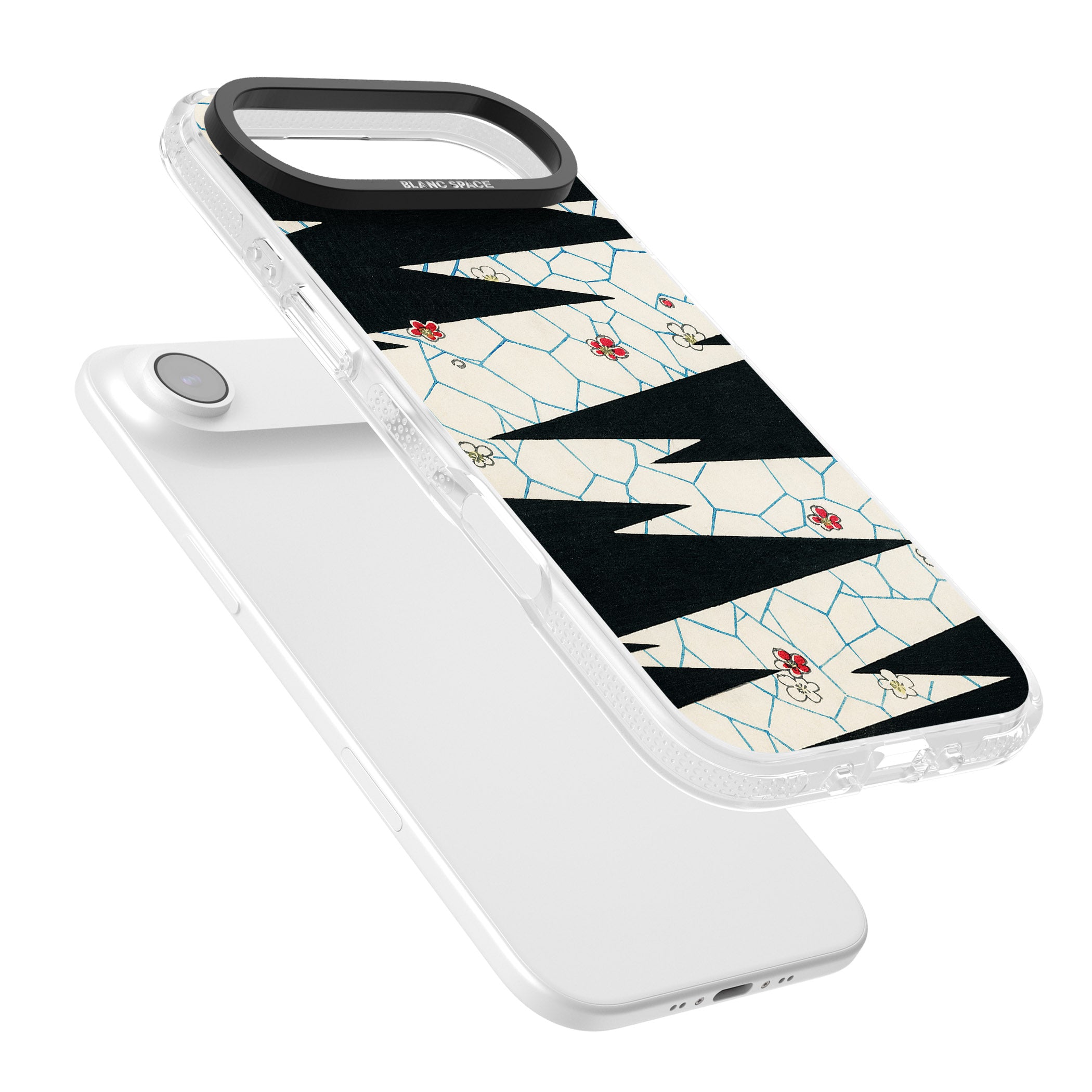 Japanese Flowers By Bijutsu Sekai iPhone 17 Air Impact Air Clear Phone Case Colours