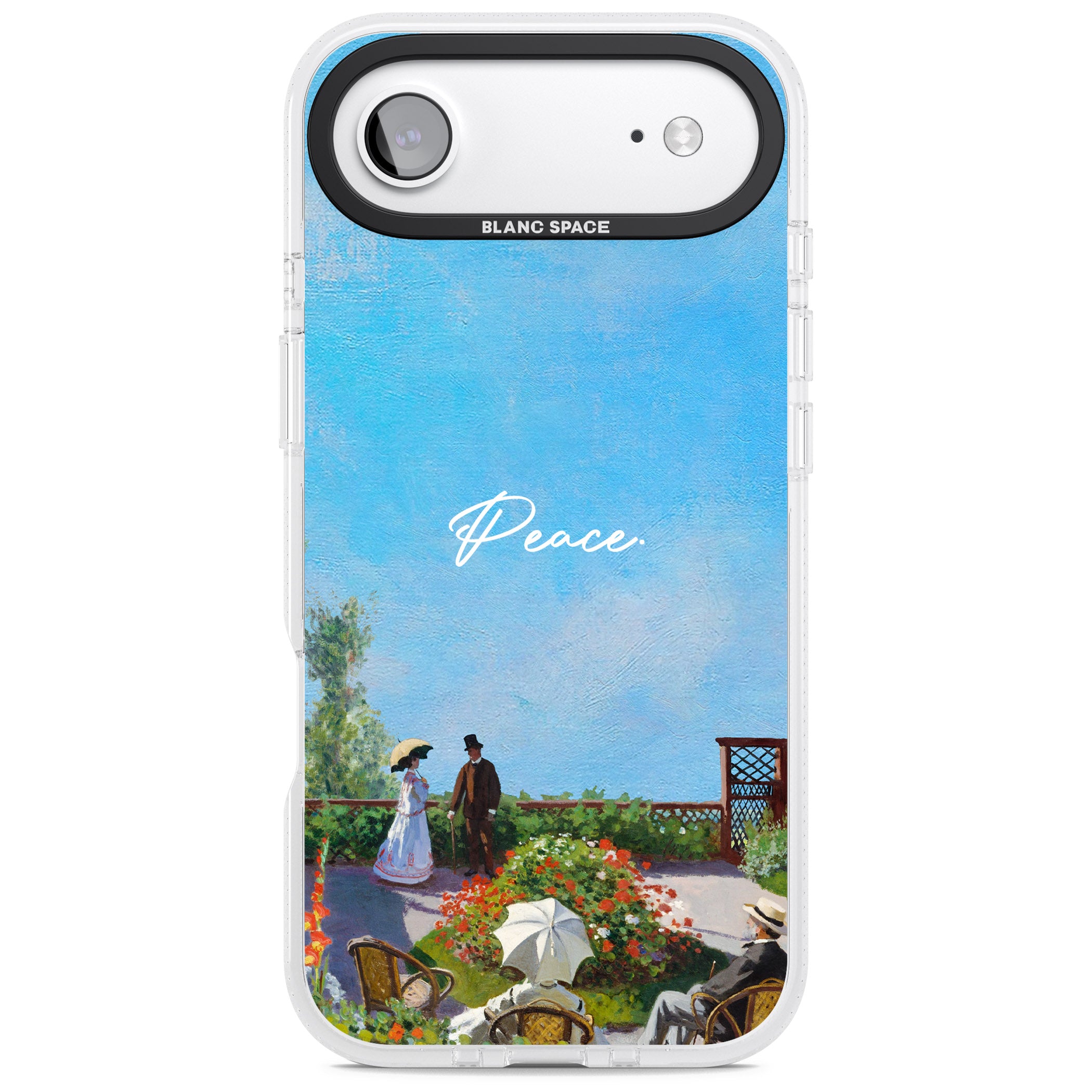 Monet Garden Terrace iPhone 17 Air Impact Air Clear Phone Case