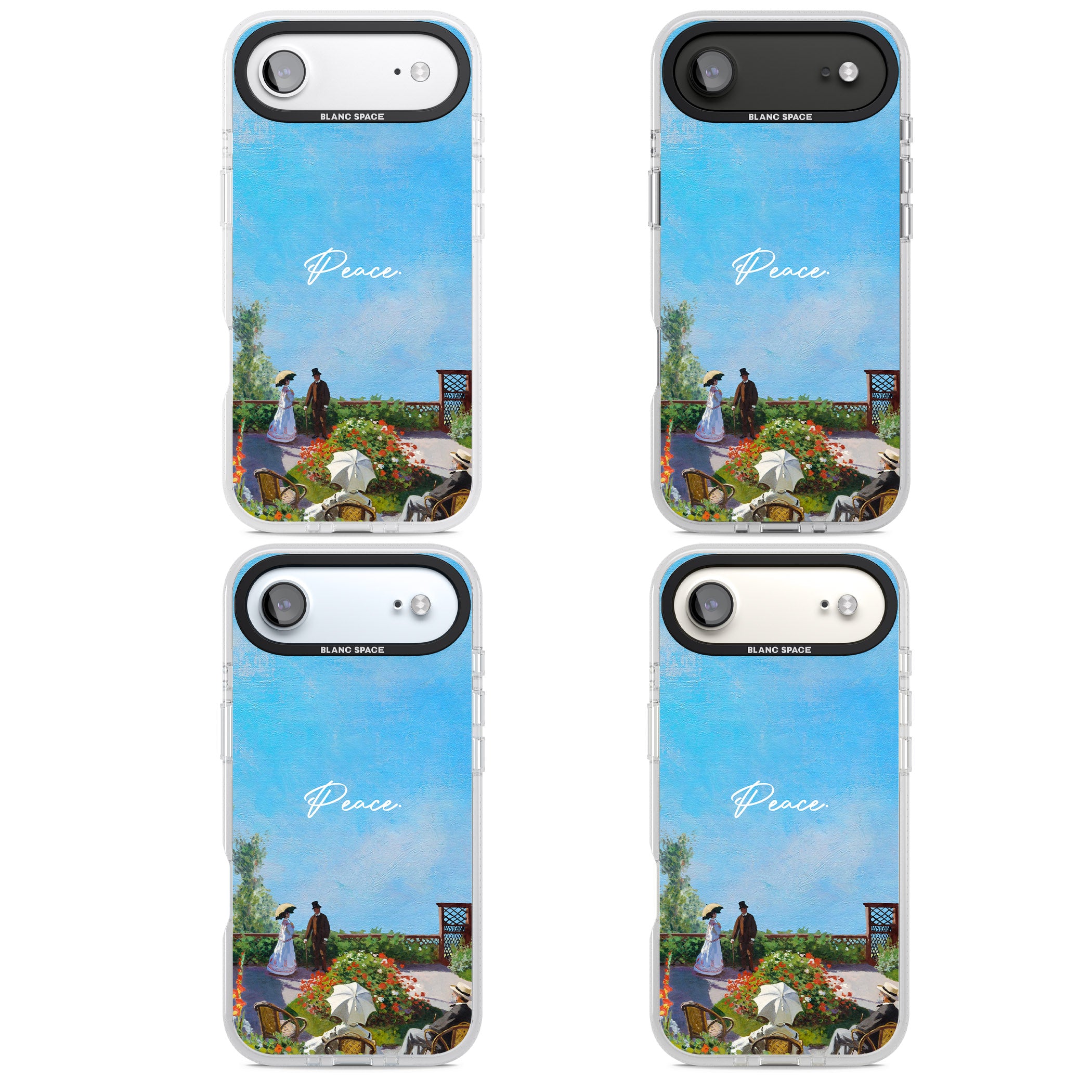 Monet Garden Terrace iPhone 17 Air Impact Air Clear Phone Case APT Impact Protection