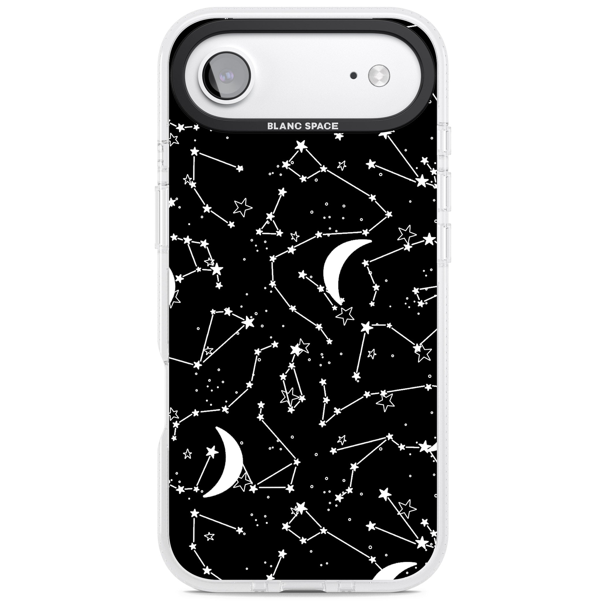 Black Celestial Constellations iPhone 17 Air Impact Air Clear Phone Case
