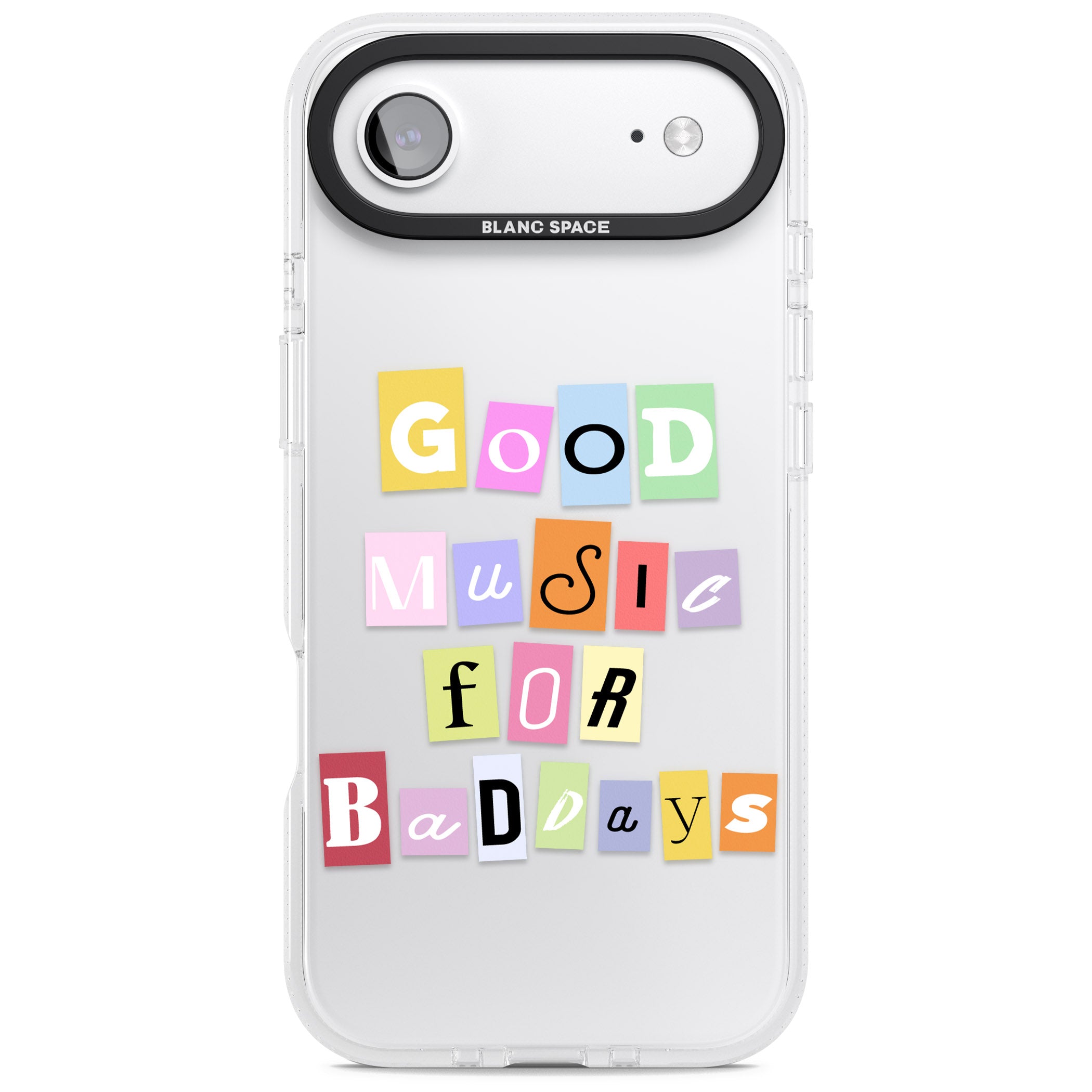 Good Music For Bad Days iPhone 17 Air Impact Air Clear Phone Case
