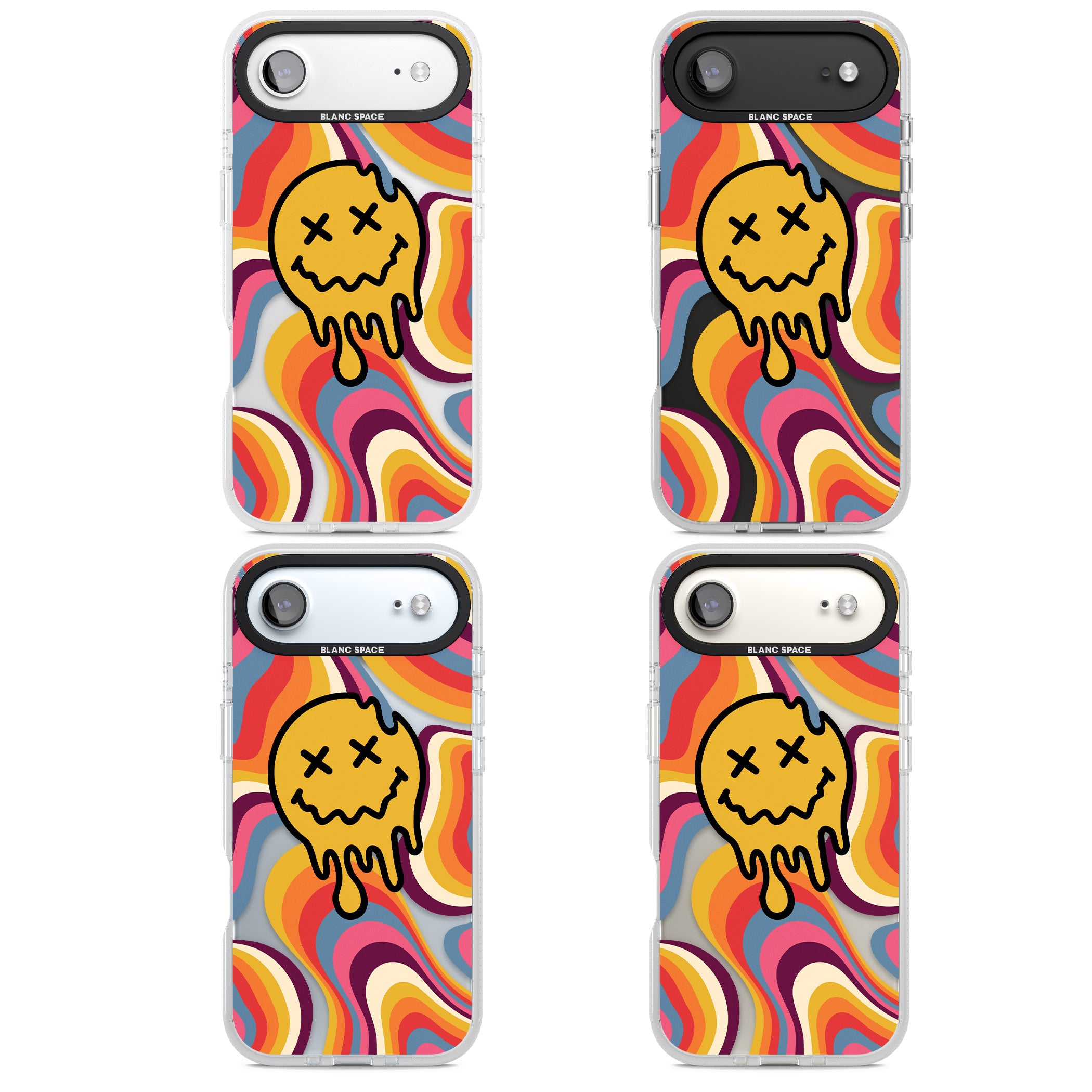 Trippy Face Melt iPhone 17 Air Impact Air Clear Phone Case APT Impact Protection