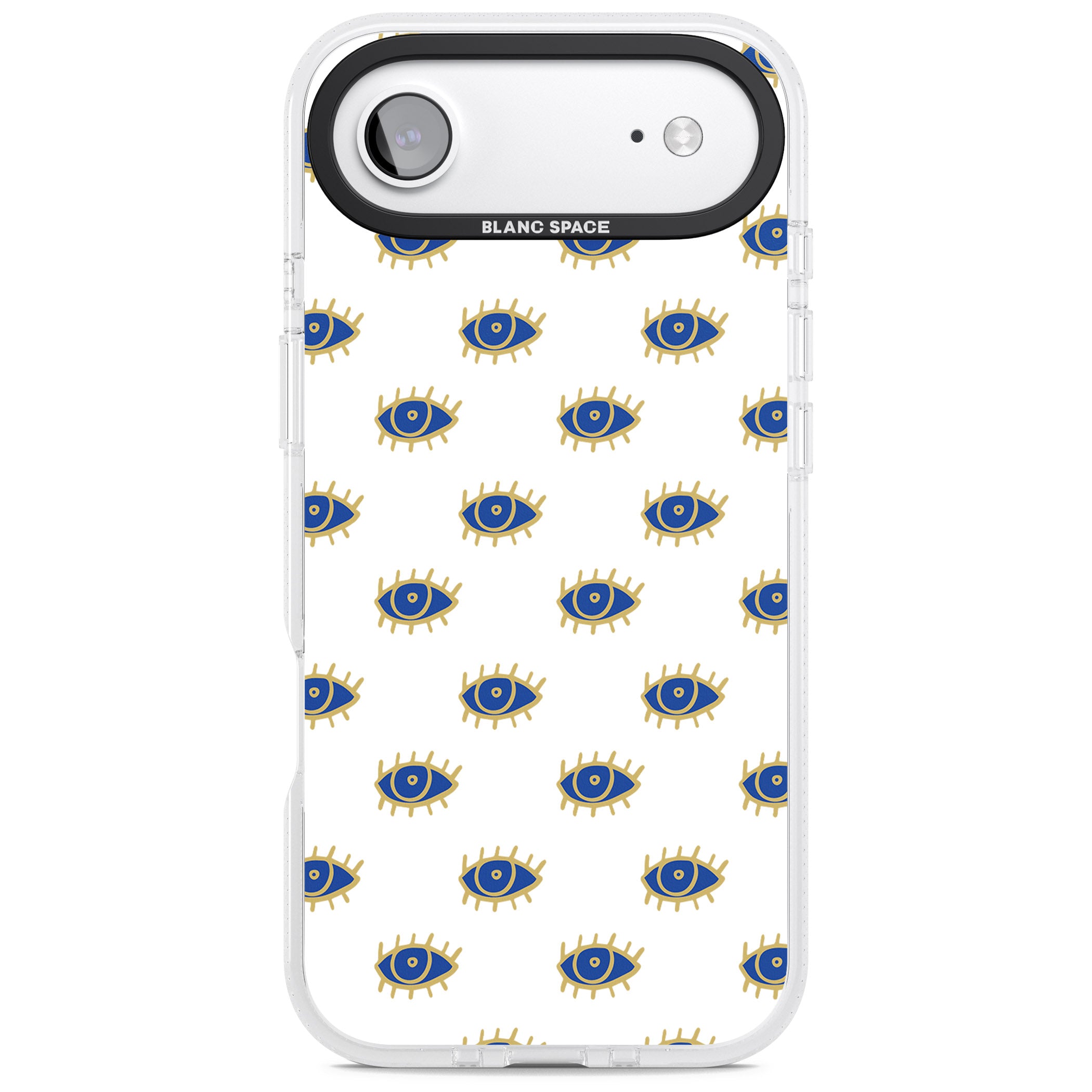 Gold Eye Pattern iPhone 17 Air Impact Air Clear Phone Case