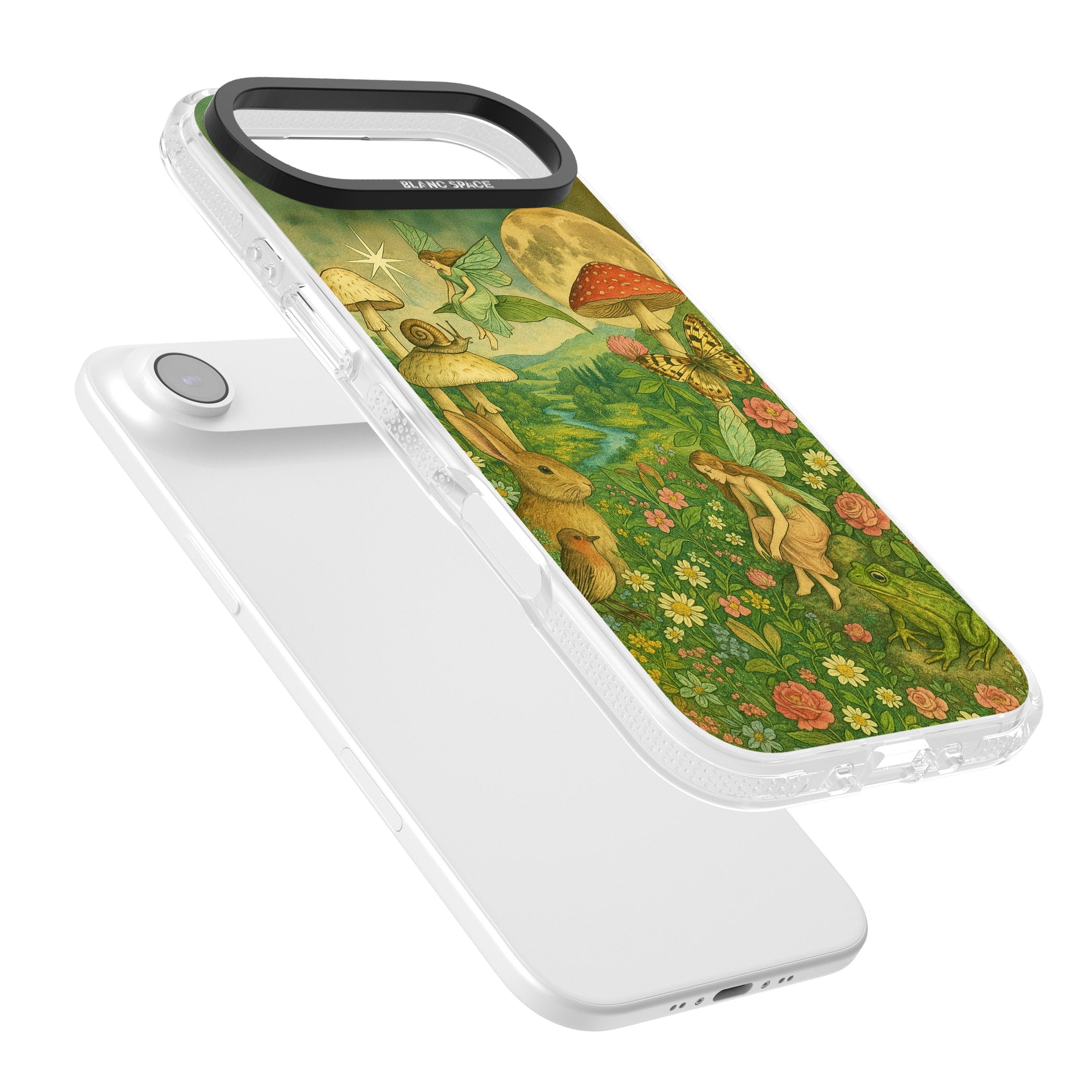 Fairies & Flowers iPhone 17 Air Impact Air Clear Phone Case Colours